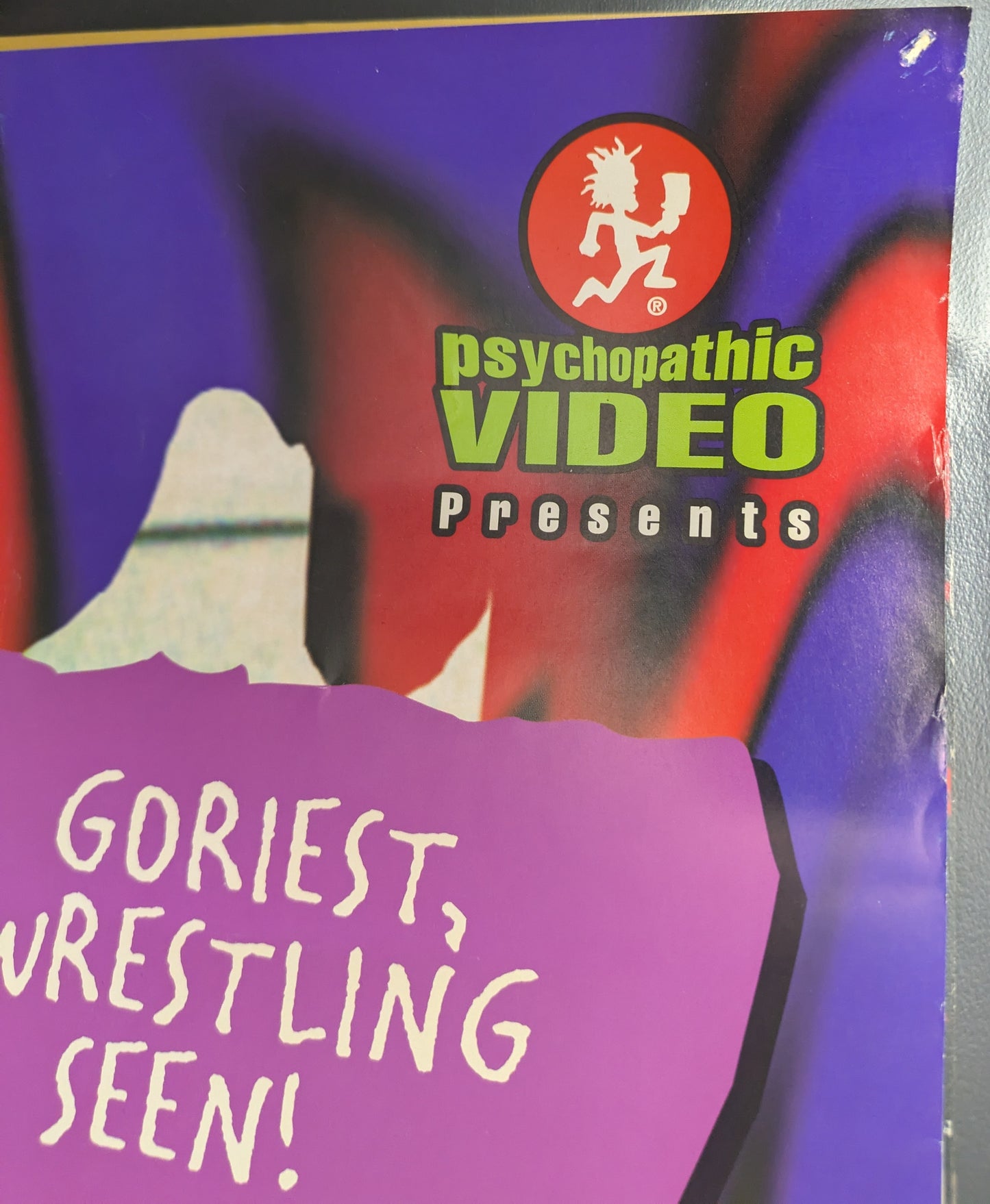 Insane Clown Posse Strangle-Mania Original Poster ICP JCW Wrestling Terry Funk