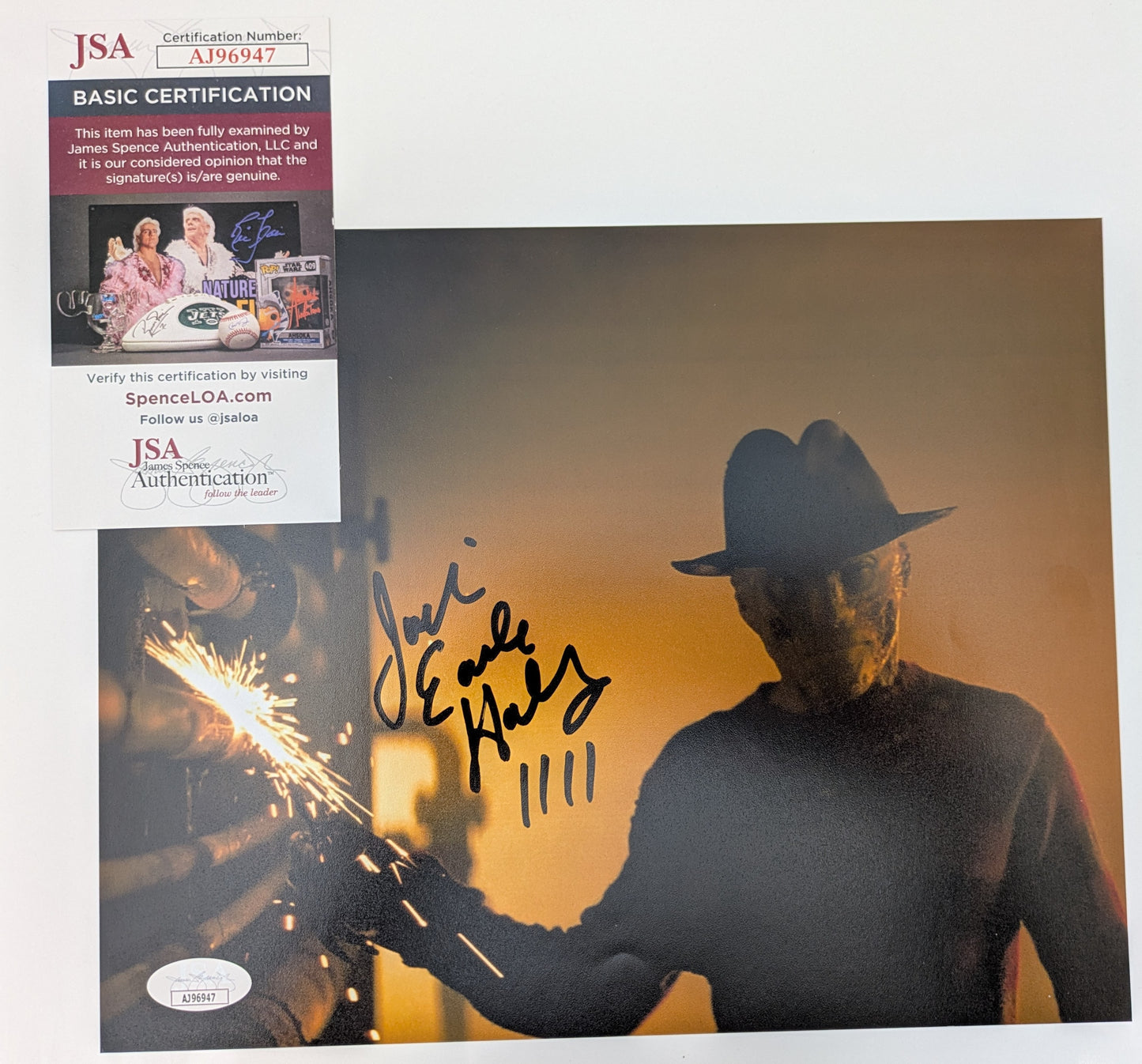 Jackie Earle Haley Signed 8x10 Nightmare On Elm Street Freddy Krueger JSA COA