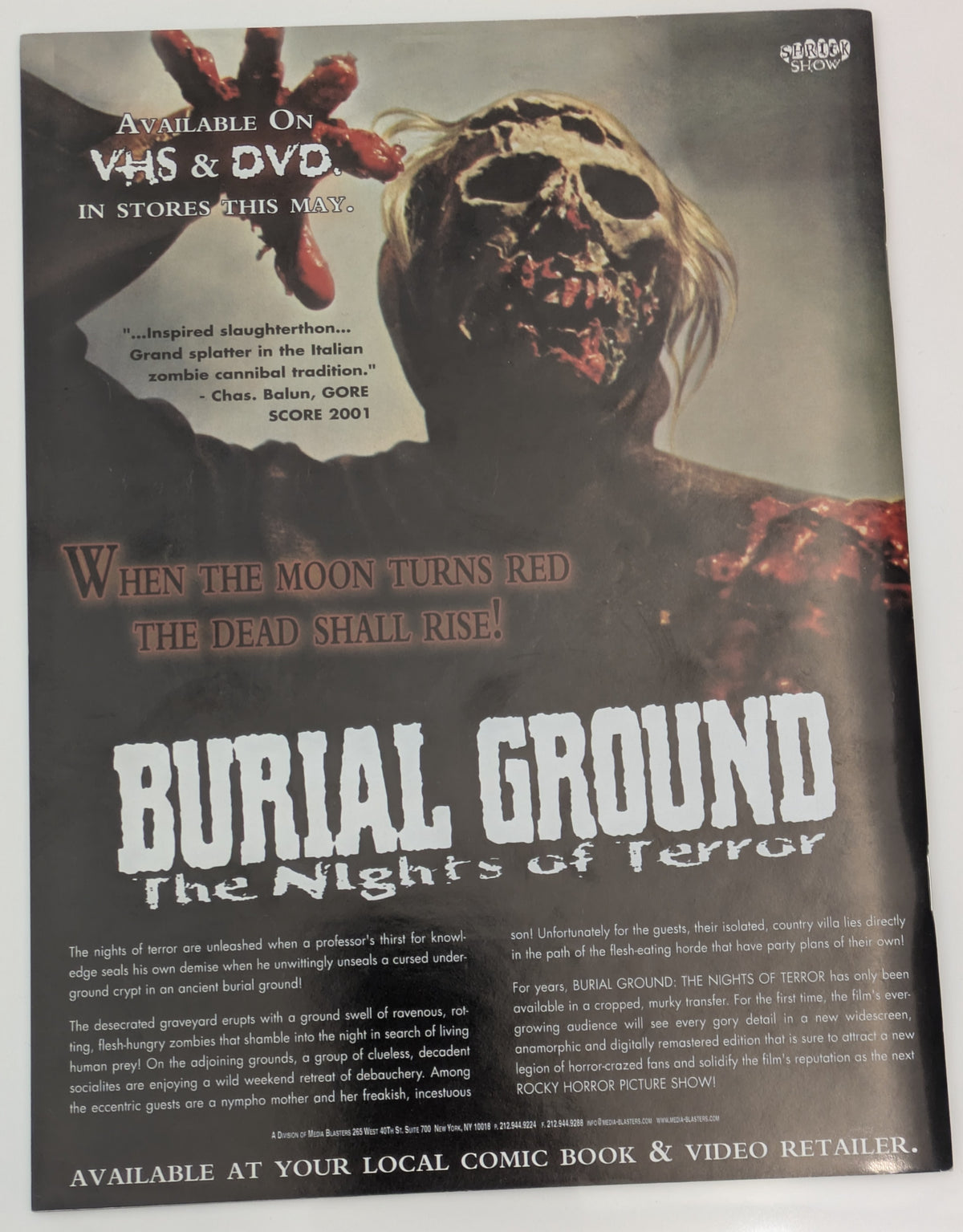 Evil Dead Cast Signed Rue Morgue Magazine Bruce Campbell Ellen Theresa Betsy
