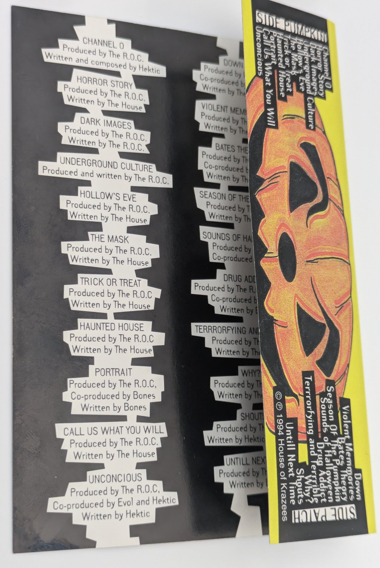 House Of Krazees Season Of The Pumpkin OG Retro Horror Cassette Tape No Barcode