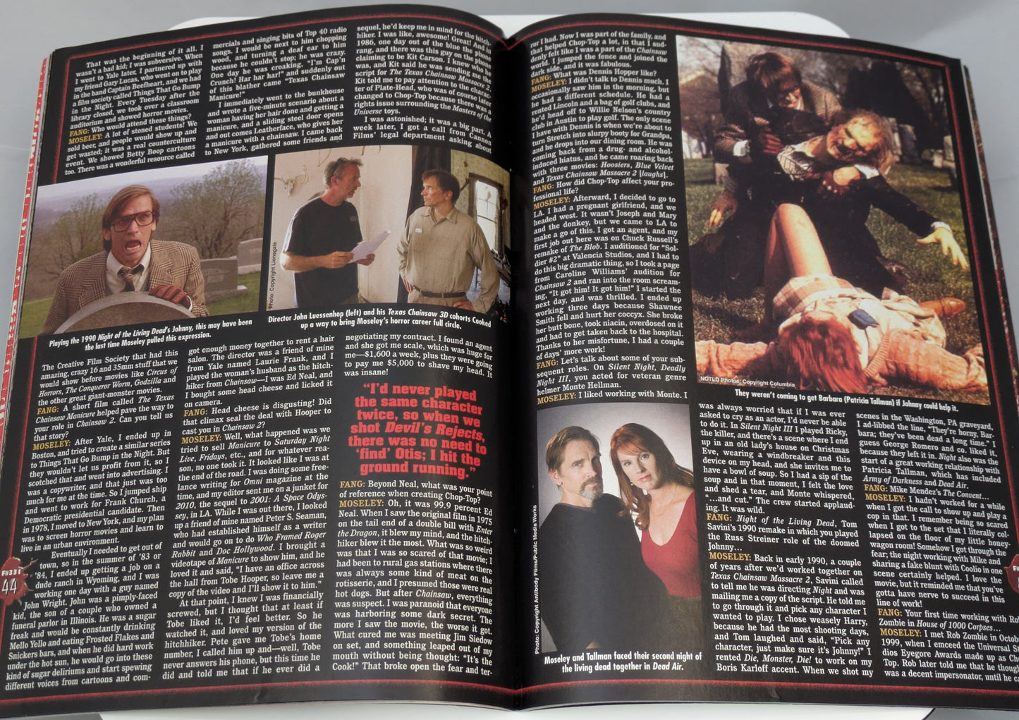 Fangoria Magazine #331 Signed By Bill Moseley Chop Top Texas Chainsaw Massacre 2