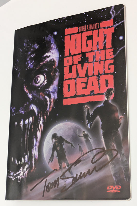 Tom Savini Signed Night Of The Living Dead 1990 DVD