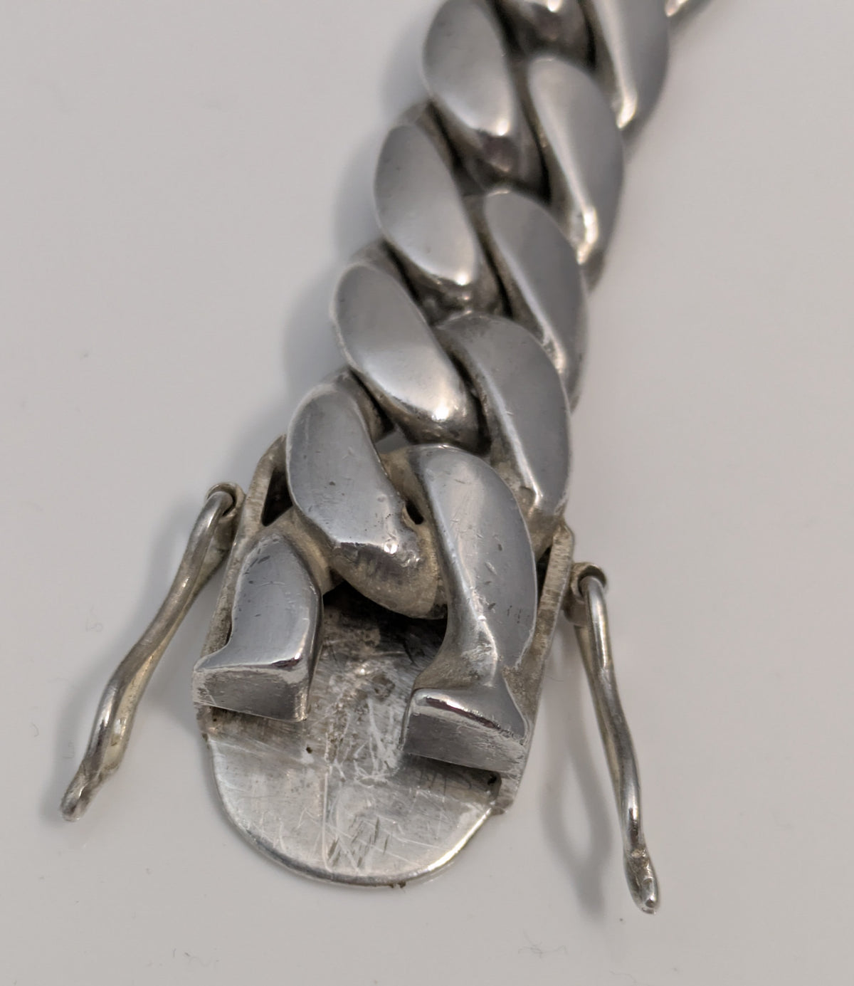 Miami Cuban Link Chain Bracelet 999 Silver 8" 14mm 111 Grams Handmade