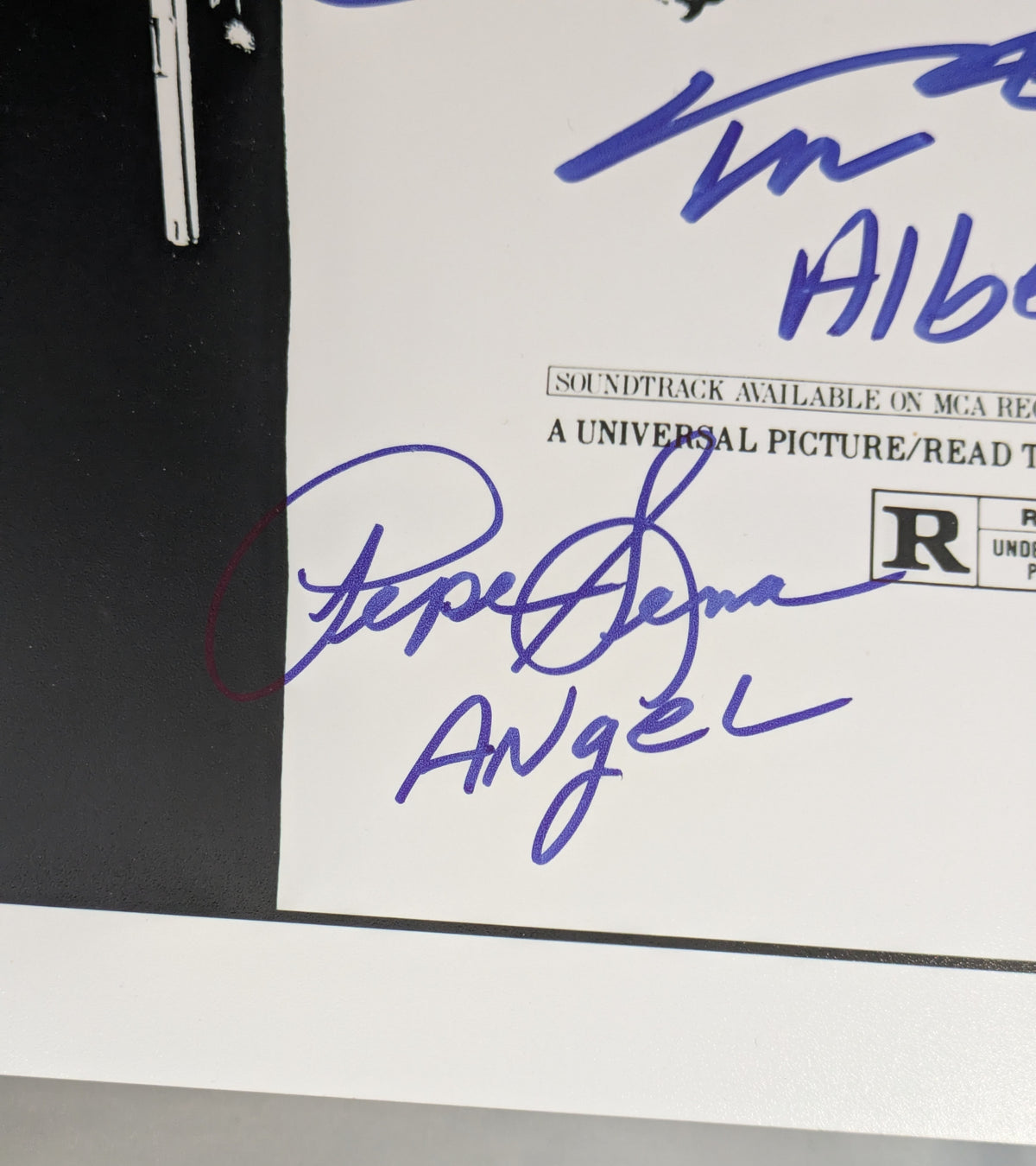 Scarface Cast Signed x4 11x17 Poster JSA COA Steven Bauer Mark Margolis