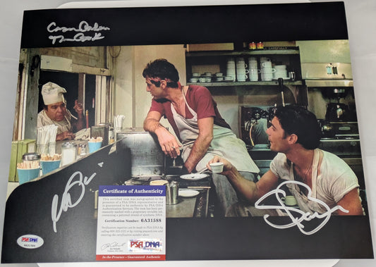 Al Pacino, Steven Bauer & Caesar Cordova Signed Scarface 11x14 Photo PSA DNA
