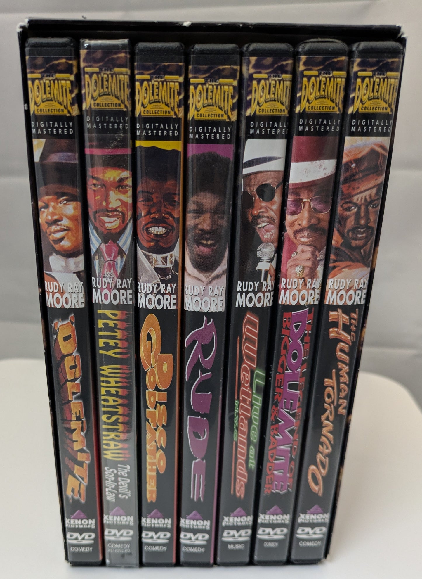 Rudy Ray Moore Signed / Autographed Dolemite DVD Collection Box Set