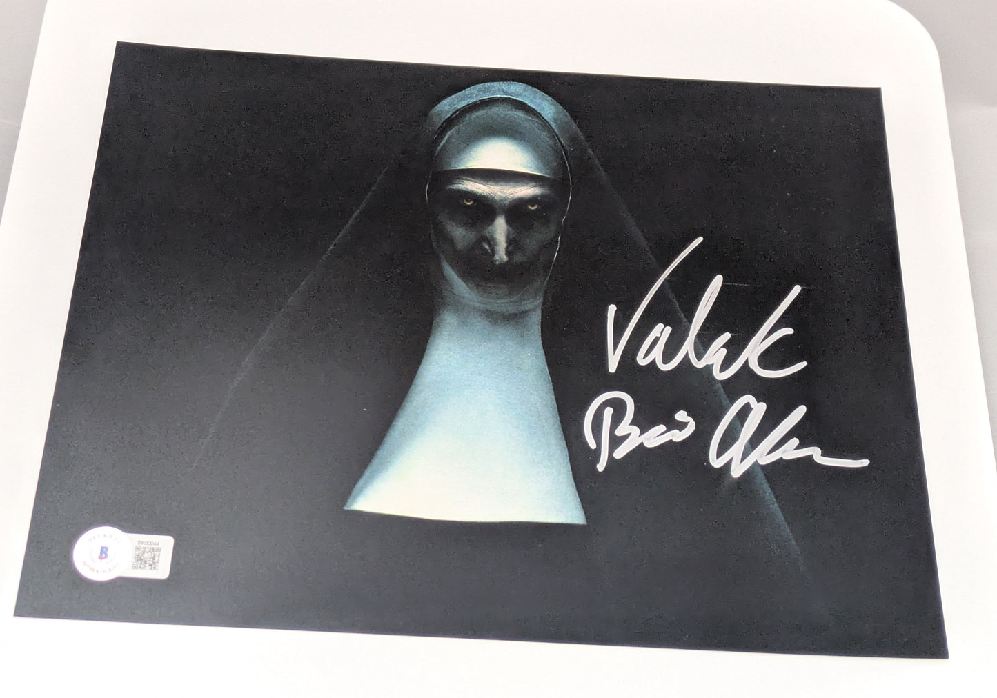 Bonnie Aarons Signed 8x10 The Nun Valak Beckett BAS COA The Conjuring