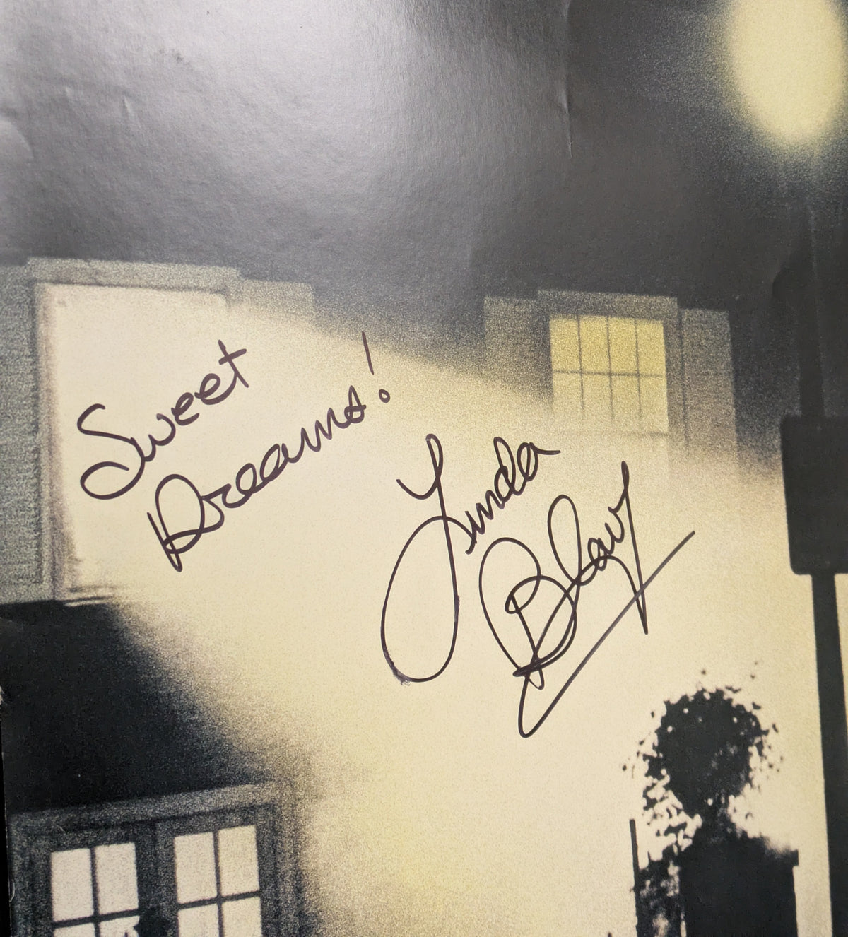 The Exorcist 27x40 D/S Poster Signed By Linda Blair 2000 Re-release One Sheet