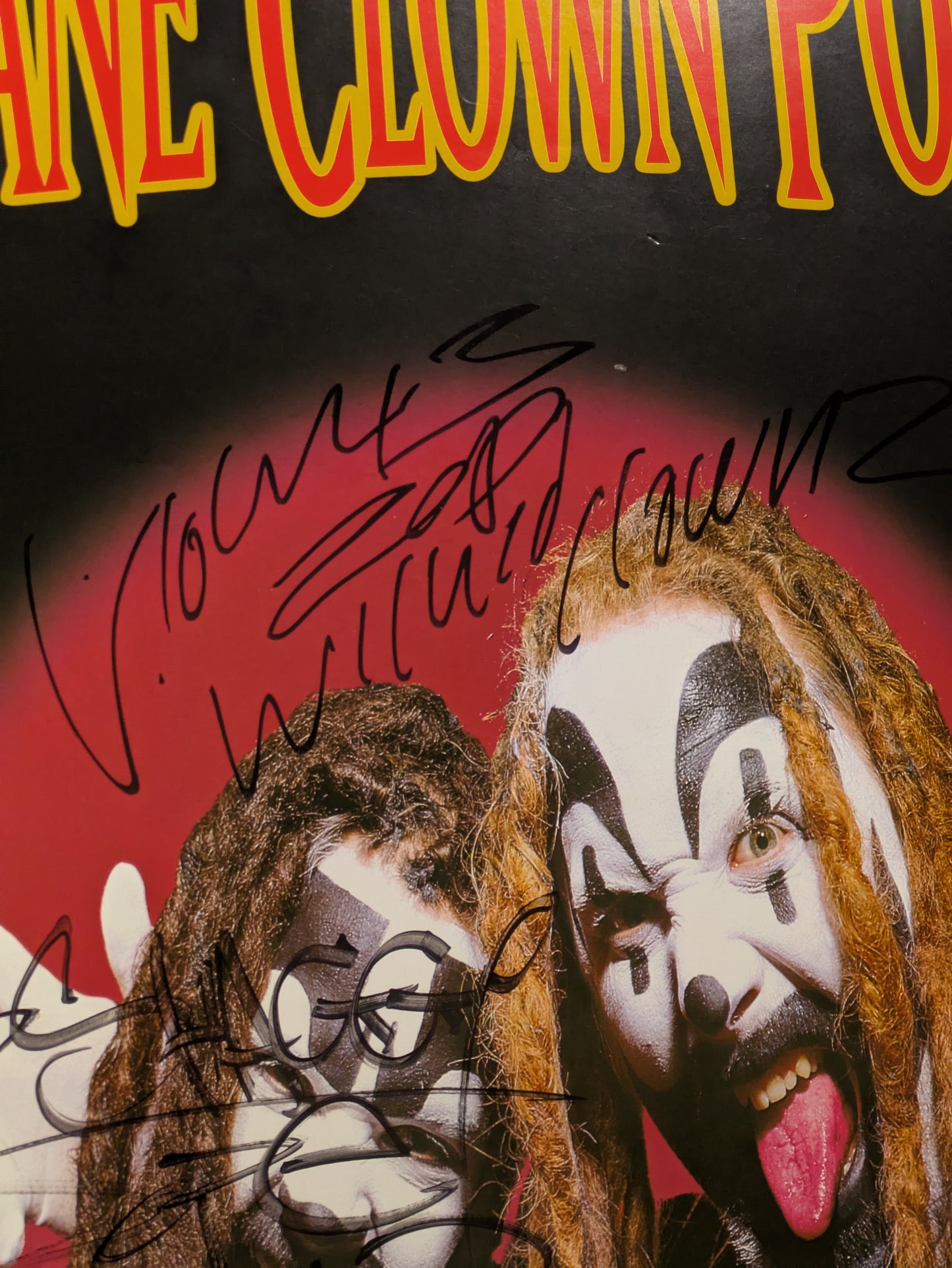 Insane Clown Posse Signed Poster 24x36 Great Milenko 1997 Scorpio