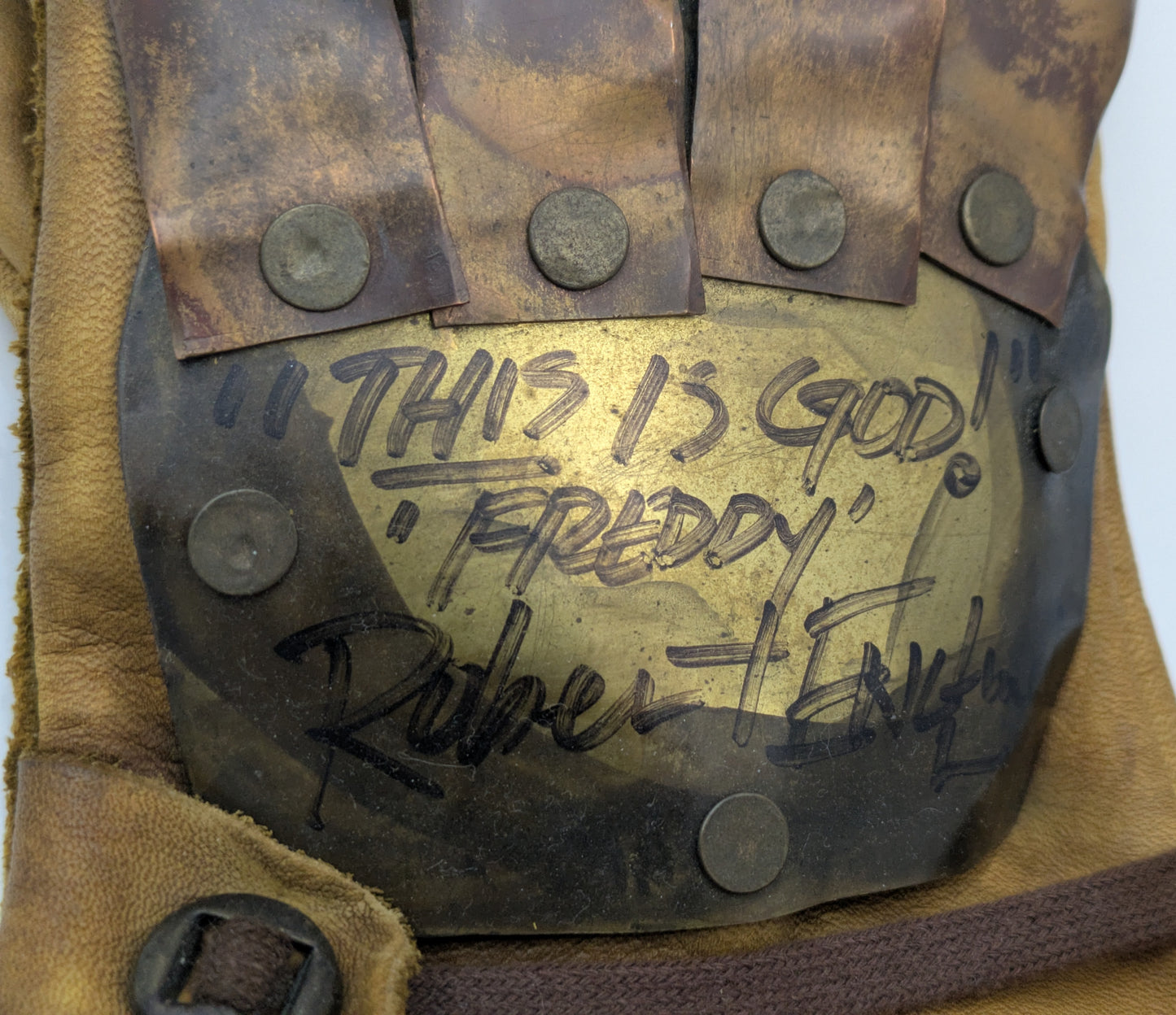 Freddy Krueger Glove Signed Robert Englund Handmade Metal - Nightmare Elm Street