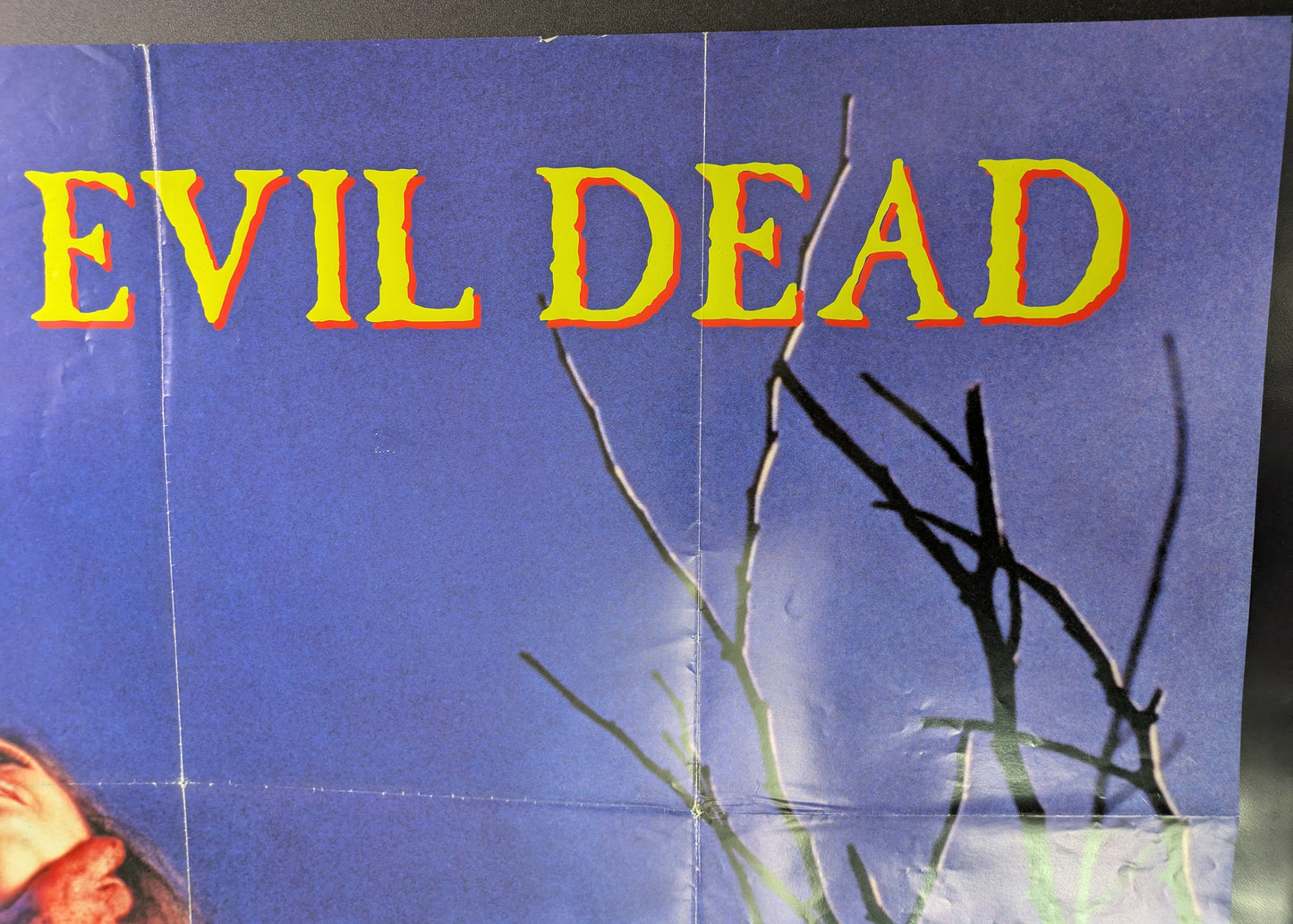 Evil Dead 24x34 Vintage Import Movie Poster Folded / Used - Pyramid England