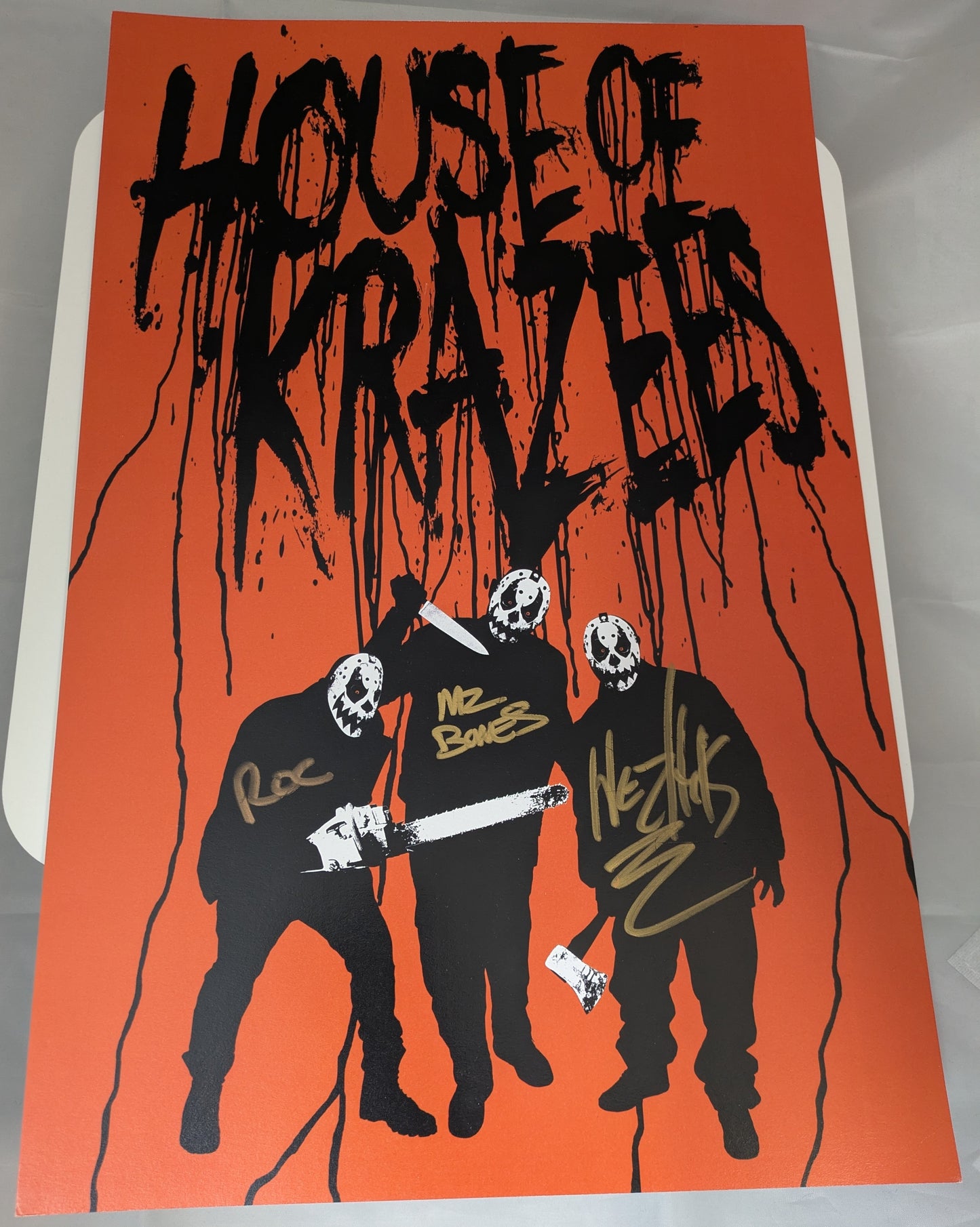 House Of Krazees 31 Signed 11x17 Poster Twiztid Detroit