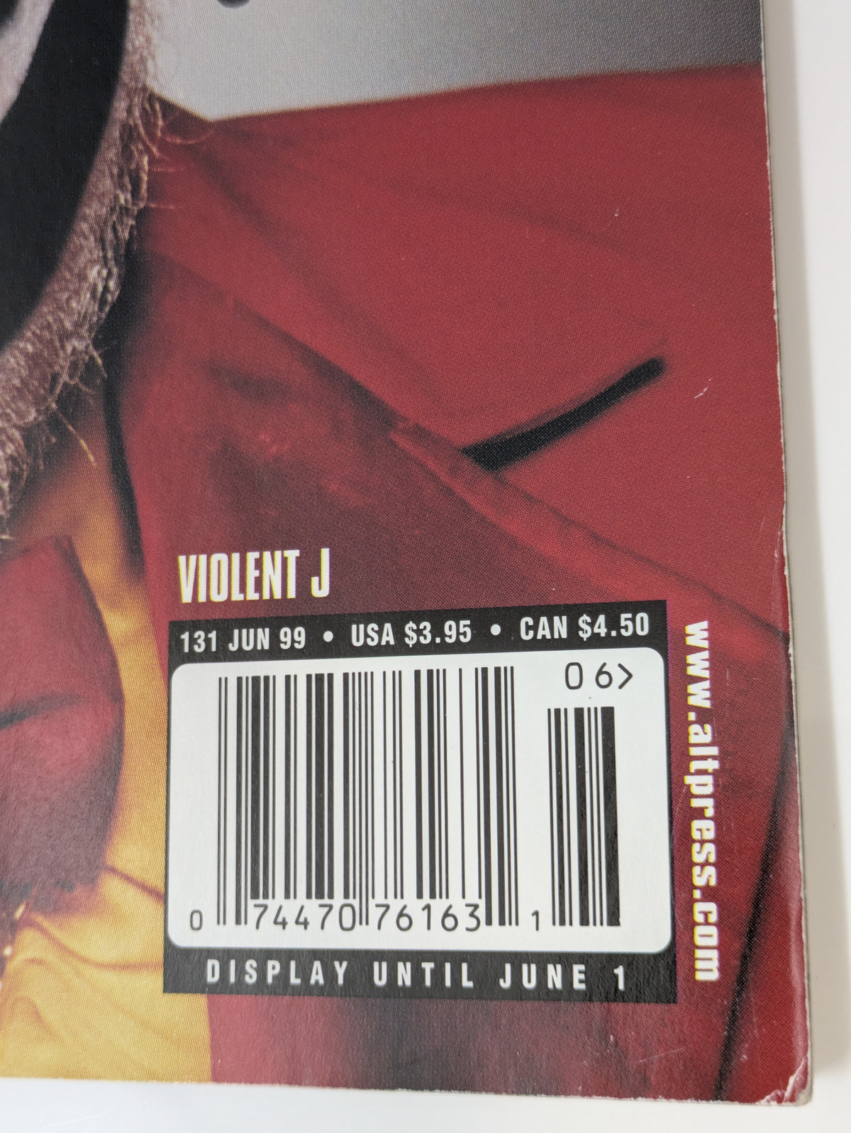 Insane Clown Posse Violent J Signed Alternative Press AP Magazine 131 1999