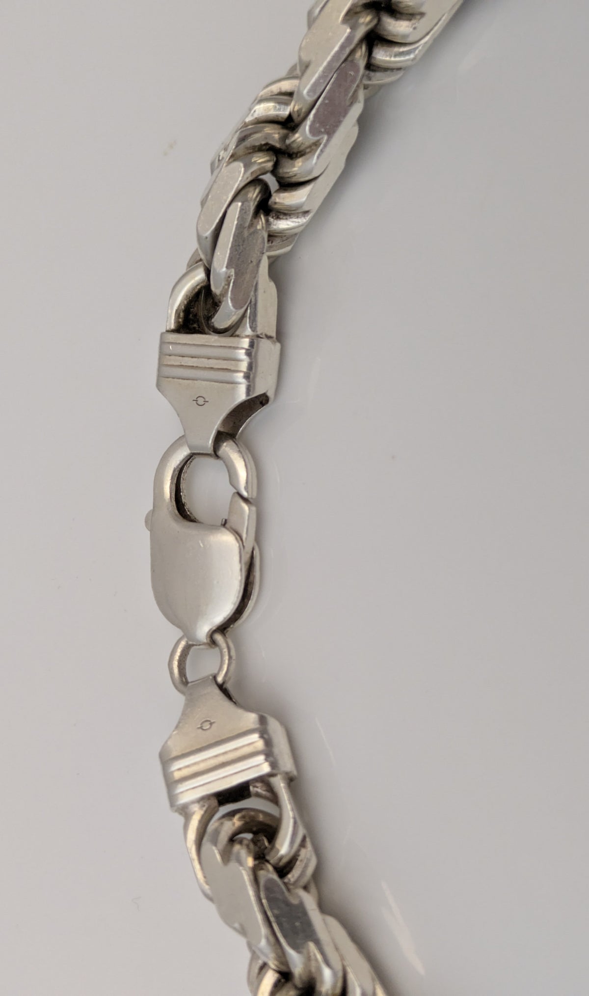 925 Sterling Silver Solid Diamond Cut Rope Chain / Necklace 24" 9mm 168 Grams