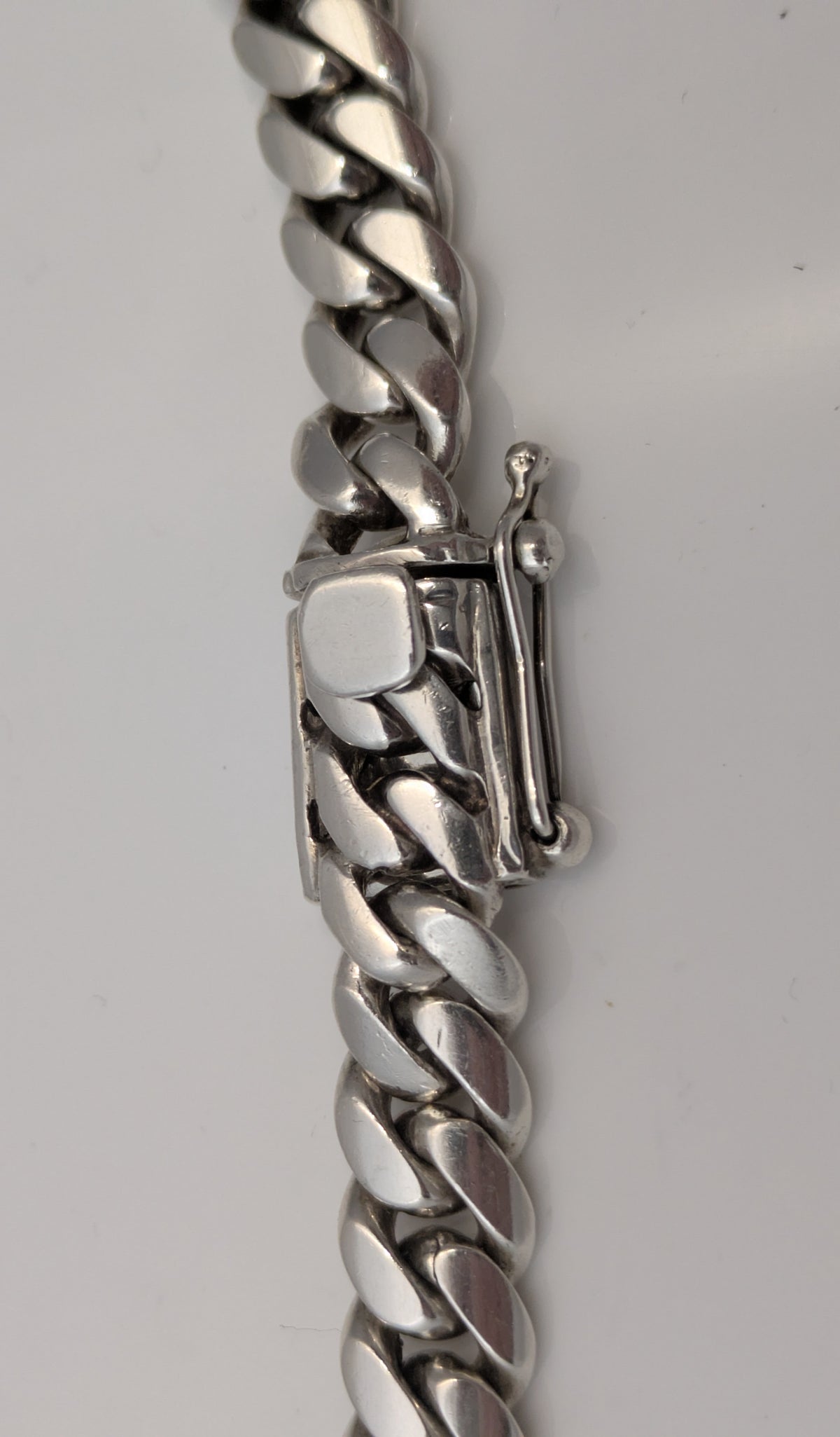 Gus Villa Jewelry 10mm 950 Silver Miami Cuban Link Chain Necklace 24" 161 Grams