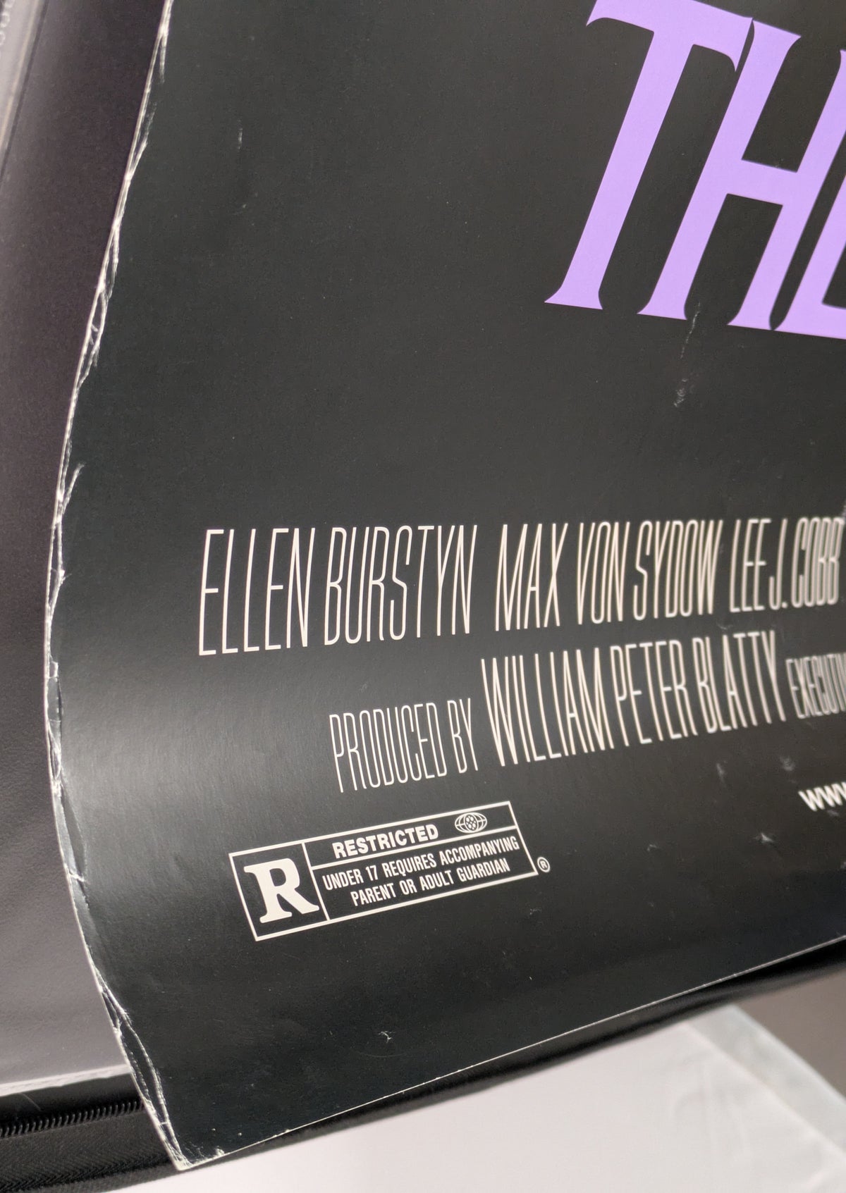 The Exorcist 27x40 D/S Poster Signed By Linda Blair 2000 Re-release One Sheet