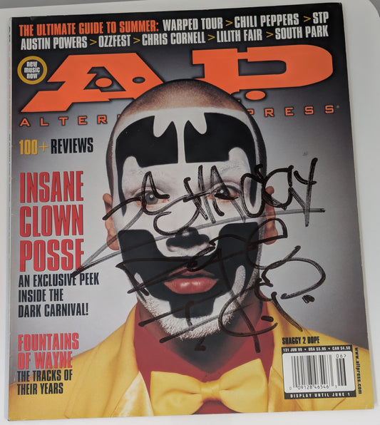 Insane Clown Posse Shaggy 2 Dope Signed Alternative Press AP Magazine 131 1999