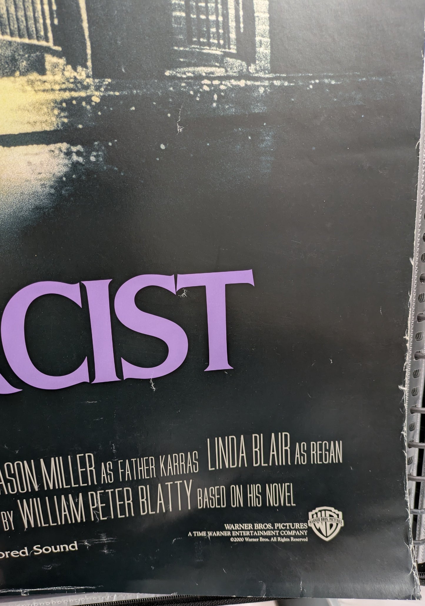 The Exorcist 27x40 D/S Poster Signed By Linda Blair 2000 Re-release One Sheet