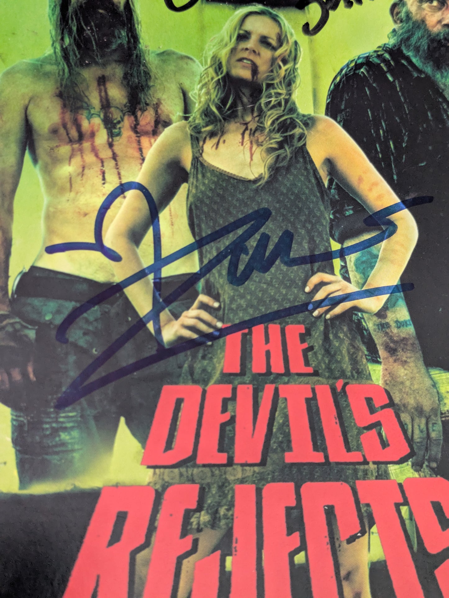 Rob Zombie & Sheri Moon Signed Devil's Rejects 5x7 Promo Card Baby Mugshot