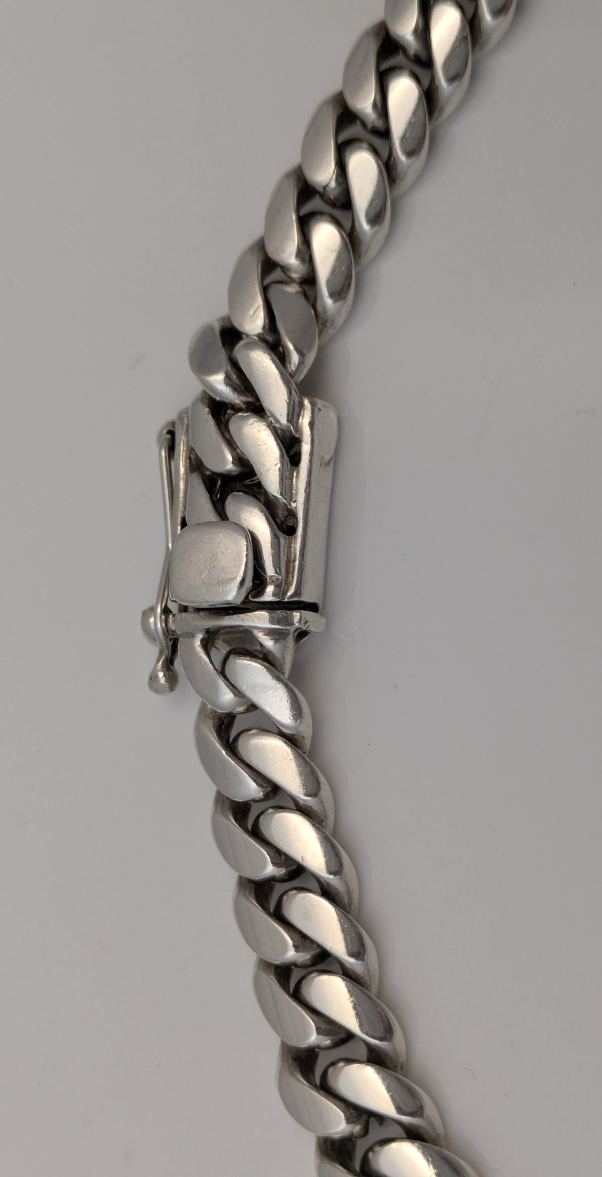 Gus Villa Jewelry 10mm 950 Silver Miami Cuban Link Chain Necklace 24" 161 Grams