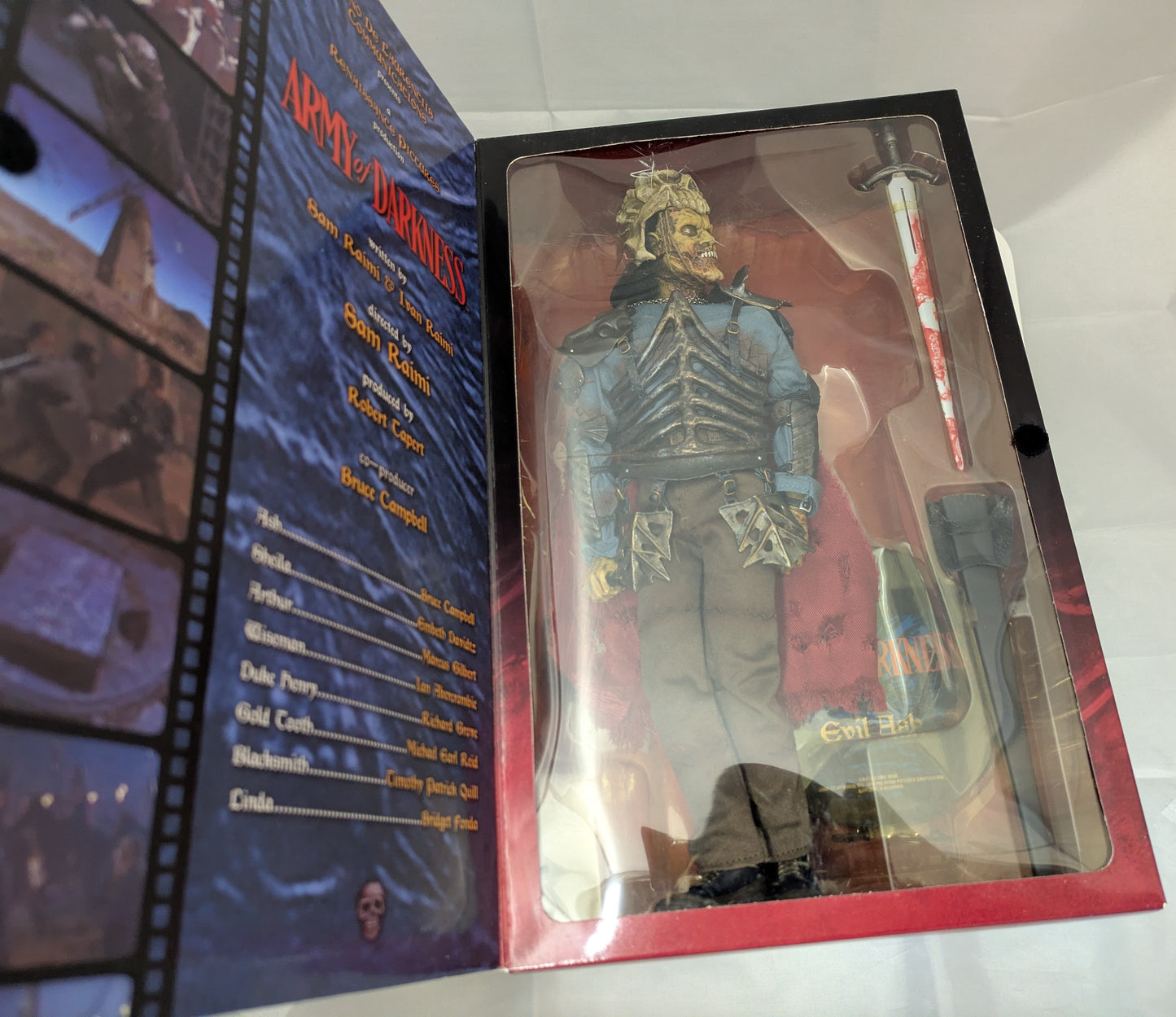 Bruce Campbell Signed Sideshow Evil Ash 12" Figure Army Of Darkness Evil Dead