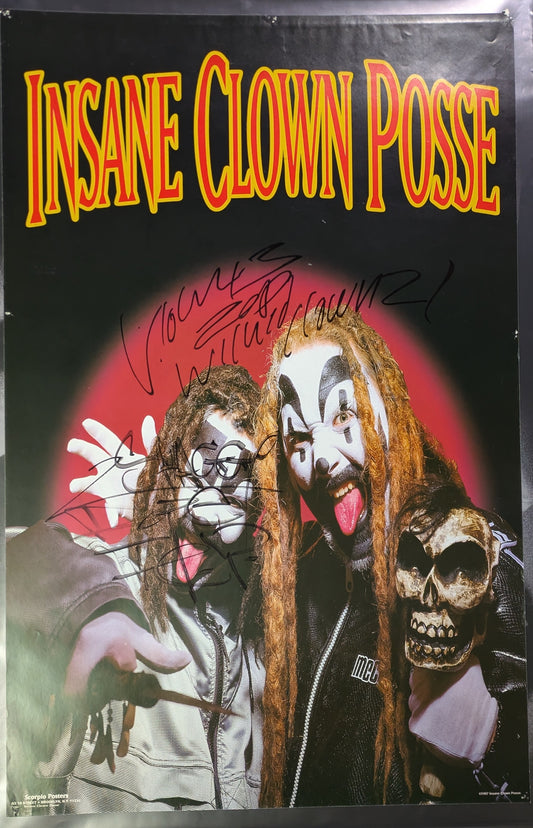 Insane Clown Posse Signed Poster 24x36 Great Milenko 1997 Scorpio
