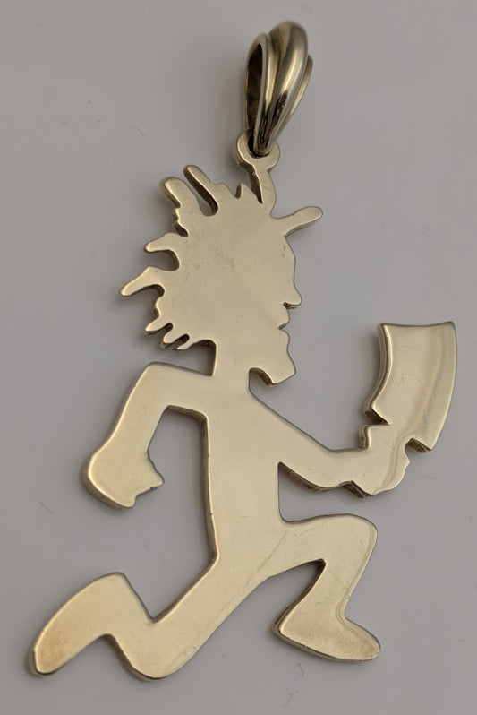 Insane Clown Posse ICP 10k Gold 2020 Hatchetman Charm / Pendant Detroit Hip Hop