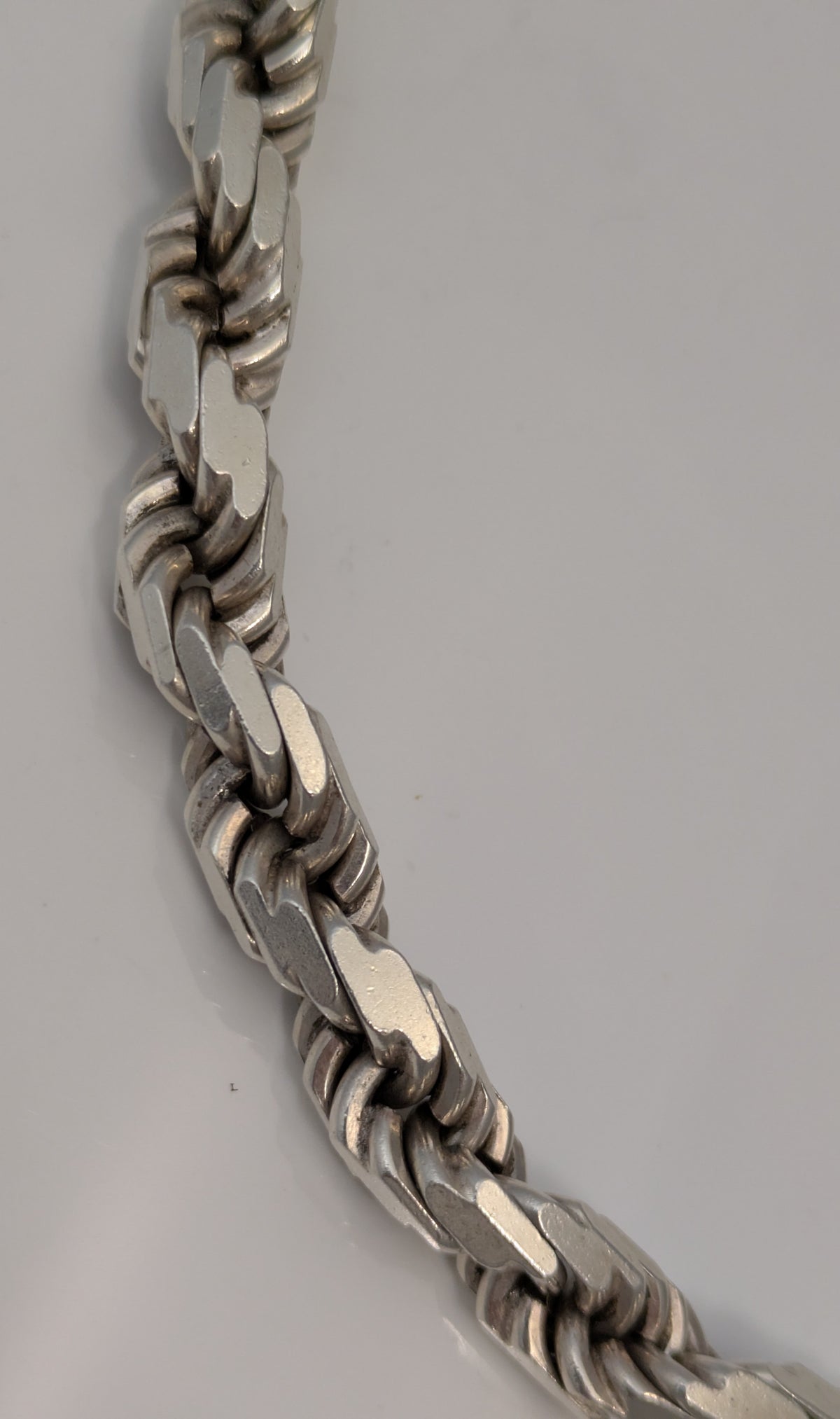 925 Sterling Silver Solid Diamond Cut Rope Chain / Necklace 24" 9mm 168 Grams
