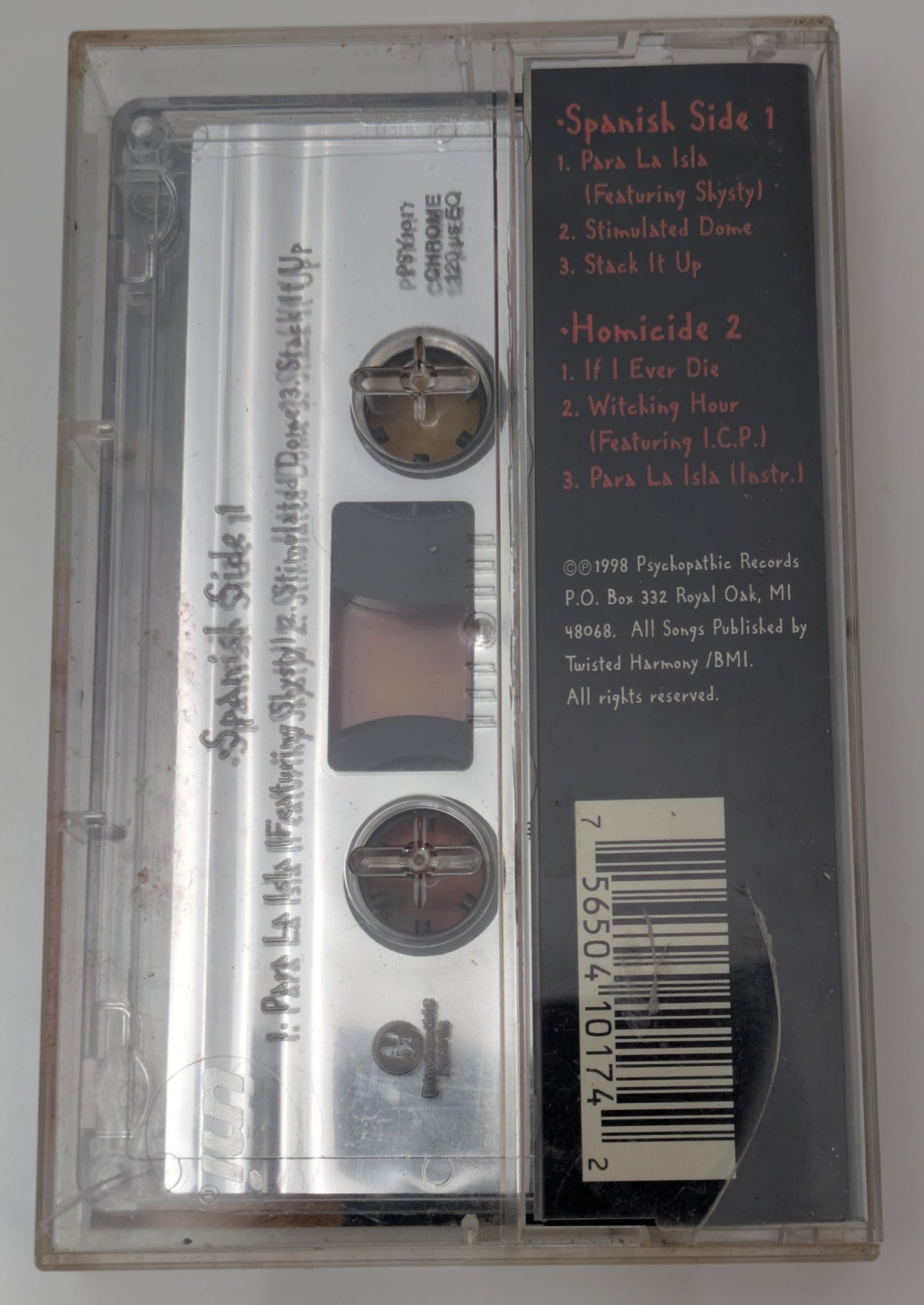 Myzery Para La Isla Cassette Tape Insane Clown Posse ICP