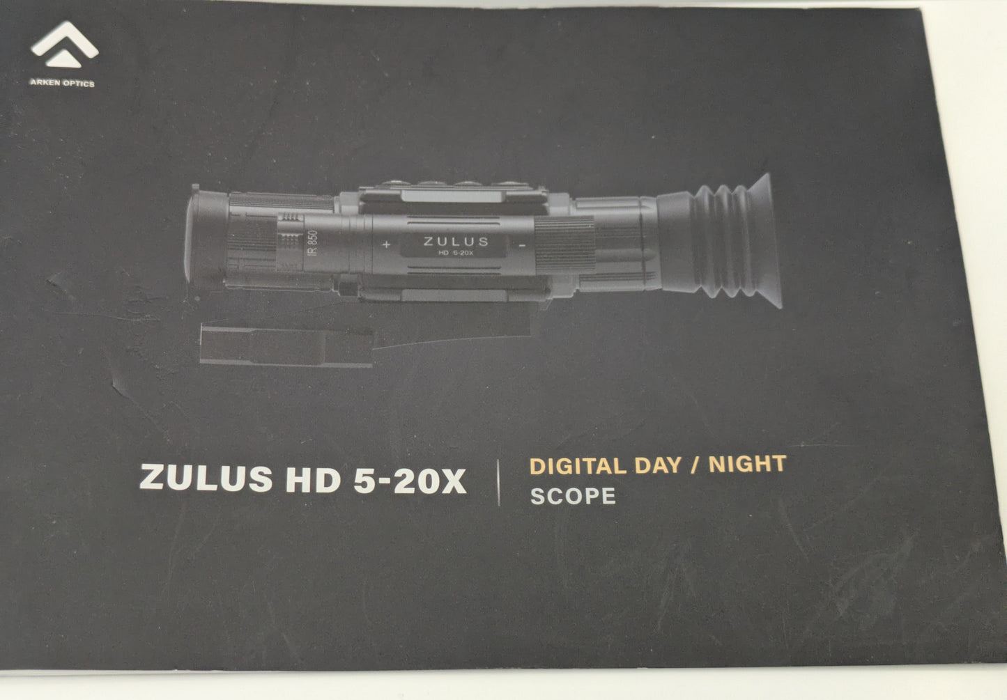 Arken (DNT) Optics ZULUS HD 5-20x Rifle Scope Day / Night Vision