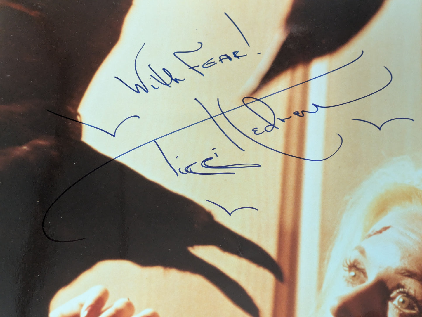 Tippi Hedren Signed 16x20 Alfred Hitchcock The Birds Horror Movie Autograph COA