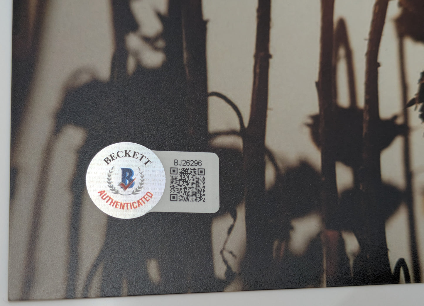 Mark Burnham Signed 8x10 Texas Chainsaw Massacre Leatherface Beckett BAS