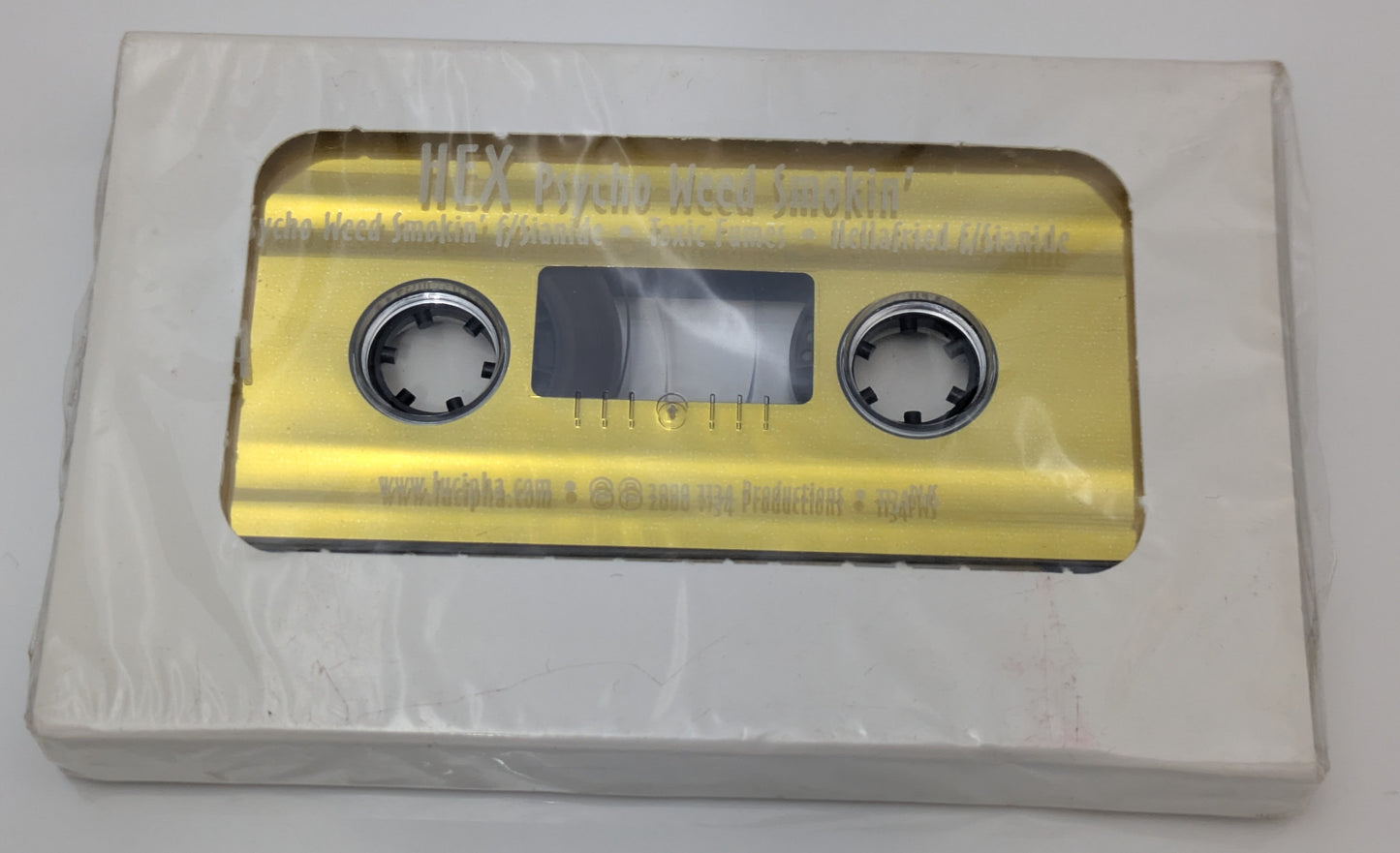 Hex Psycho Weed Smokin Cassette Tape Sealed L. U. Cipha Horrorcore