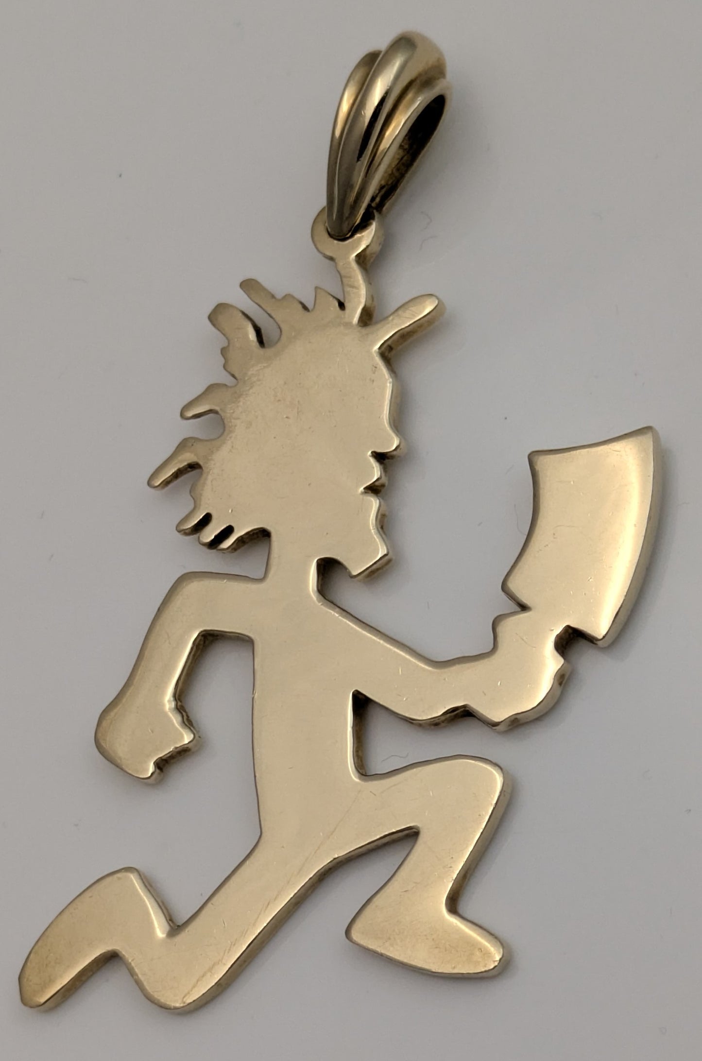 Insane Clown Posse ICP 10k Gold 2020 Hatchetman Charm / Pendant Detroit Hip Hop
