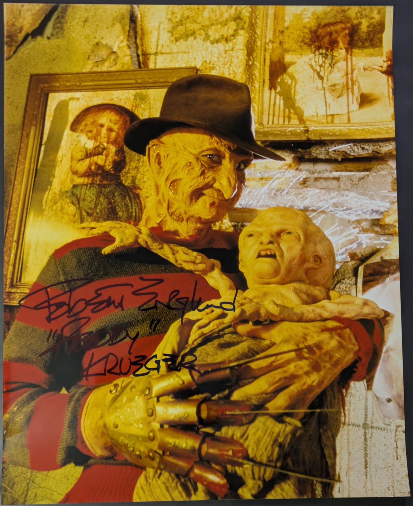 Robert Englund Signed 16x20 Nightmare On Elm Street Freddy Krueger Autograph COA