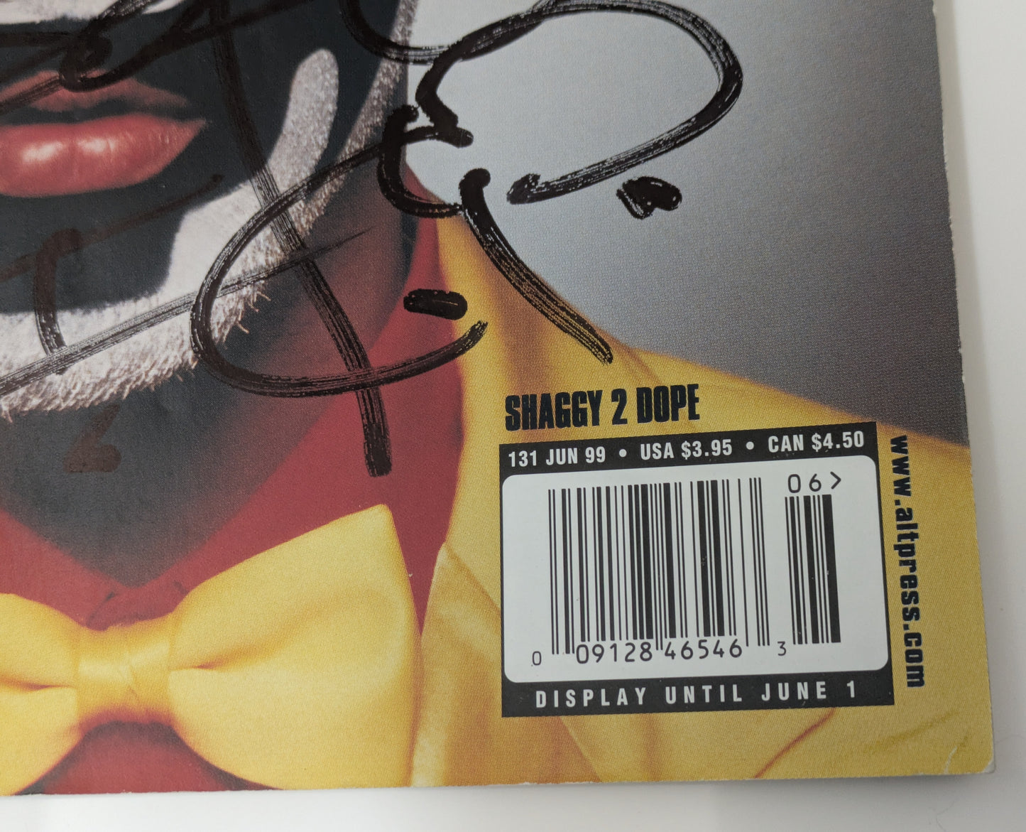 Insane Clown Posse Shaggy 2 Dope Signed Alternative Press AP Magazine 131 1999