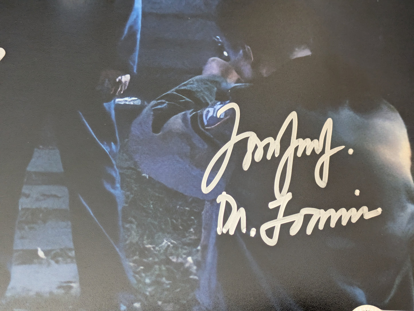 Airon Armstrong Tom Jones Jr Signed Halloween 11x14 Photo BAS COA Michael Myers