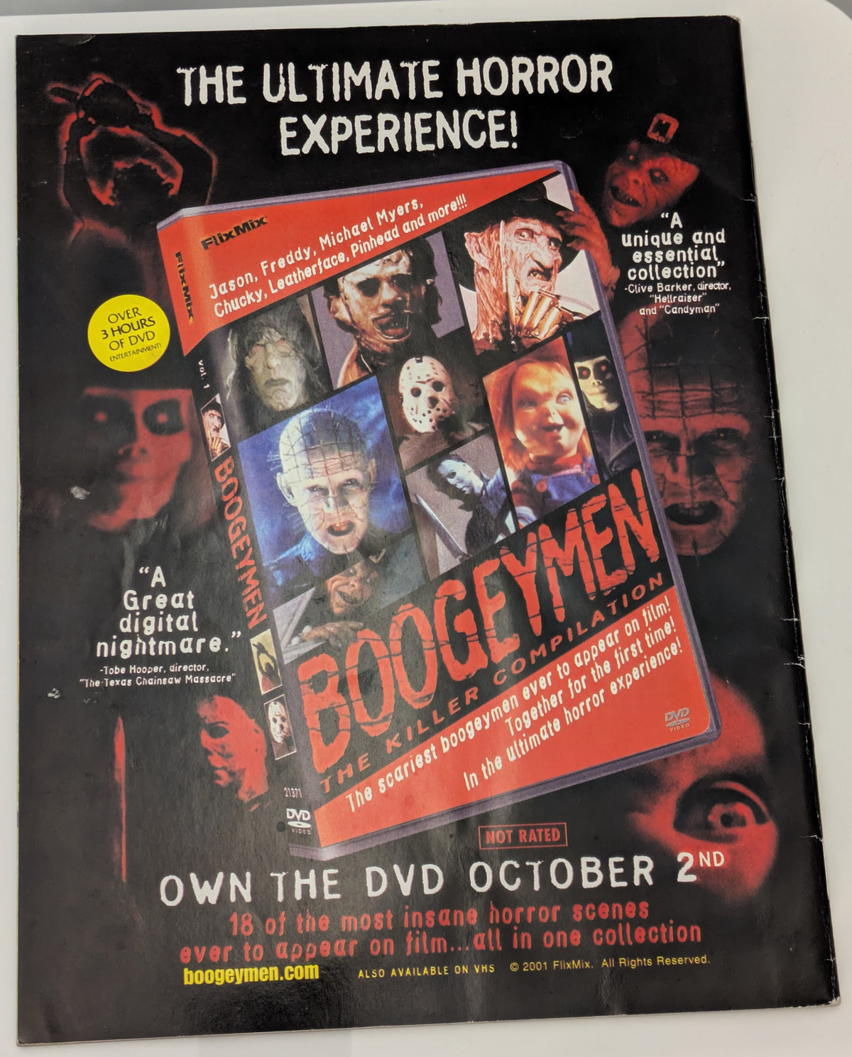 Fangoria Magazine #207 Signed By Stan Winston Halloween Creature Features Issue