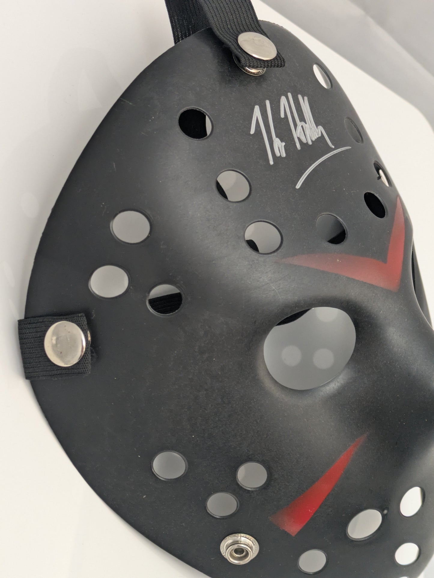 Kane Hodder Signed Jason Voorhees Mask Friday the 13th Horror Autograph