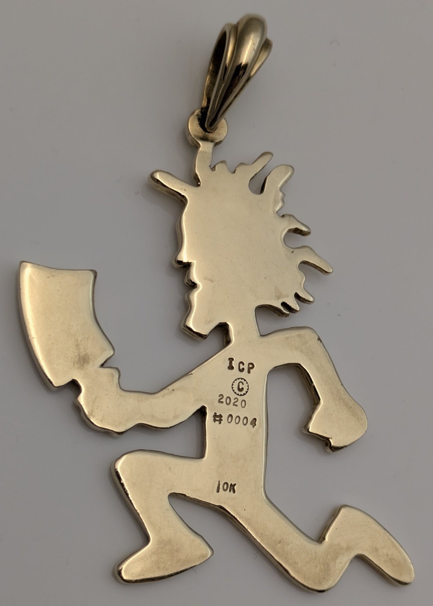 Insane Clown Posse ICP 10k Gold 2020 Hatchetman Charm / Pendant Detroit Hip Hop