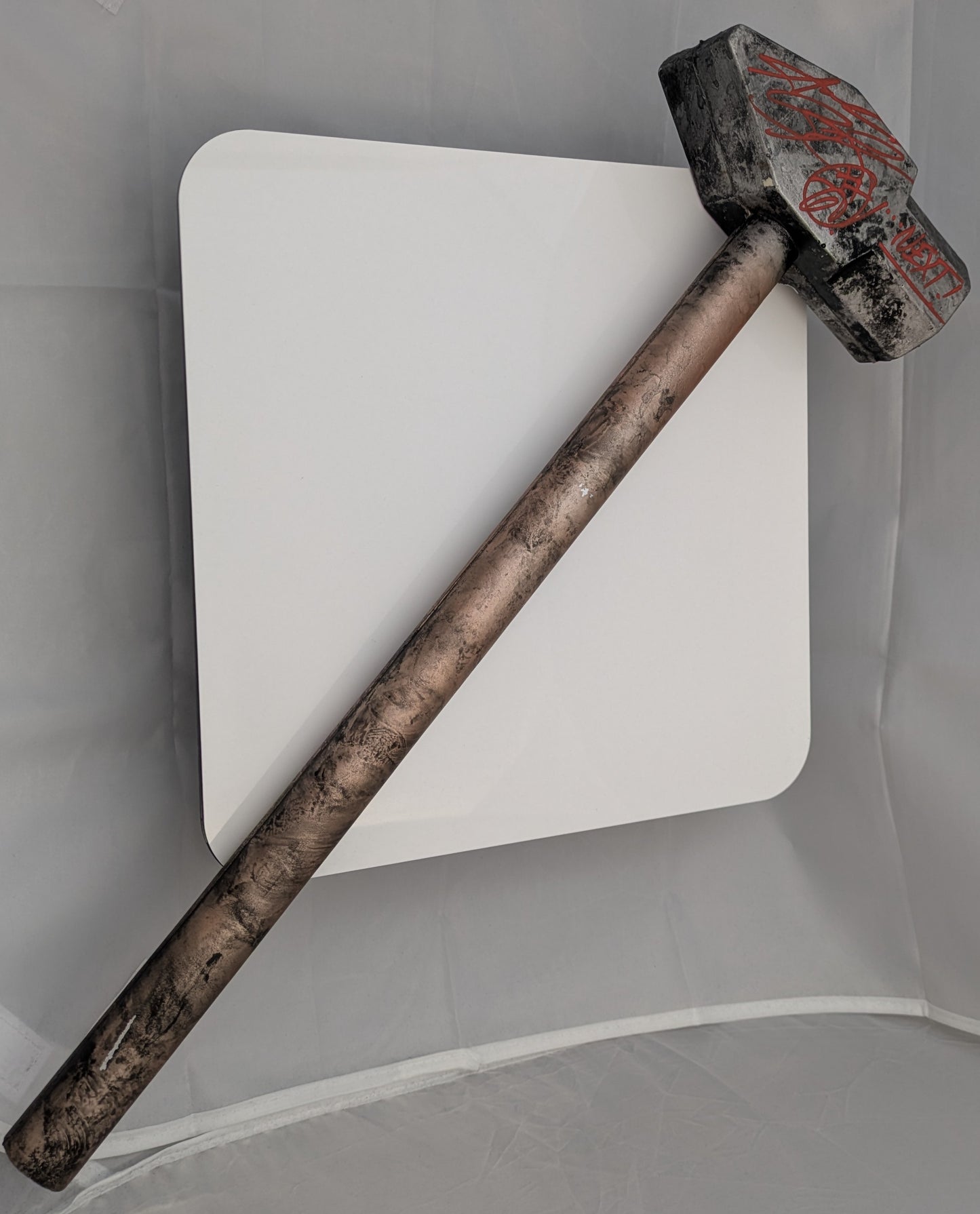 Andrew Bryniarski Signed Texas Chainsaw Massacre Leatherface Sledgehammer BAS