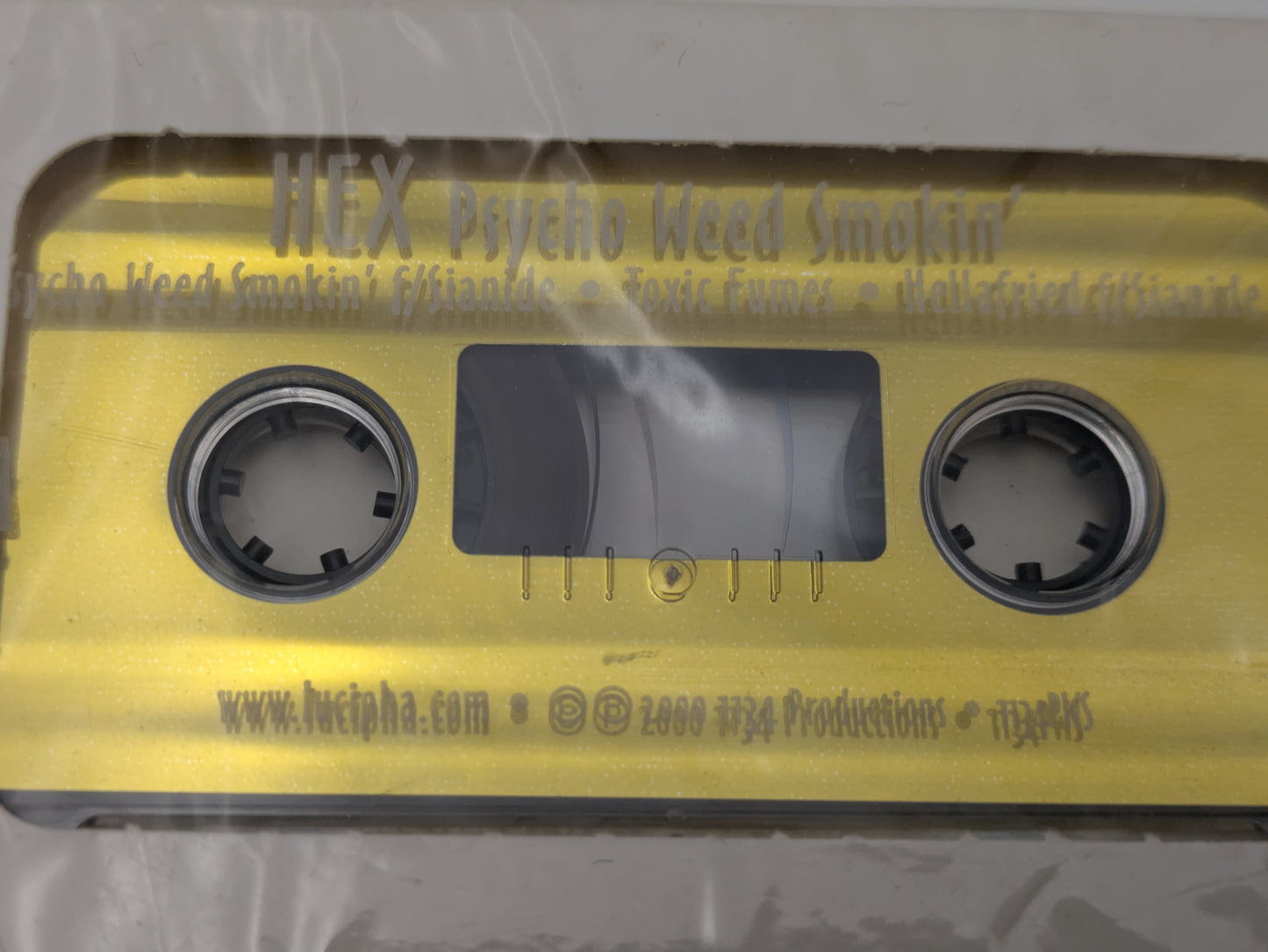 Hex Psycho Weed Smokin Cassette Tape Sealed L. U. Cipha Horrorcore