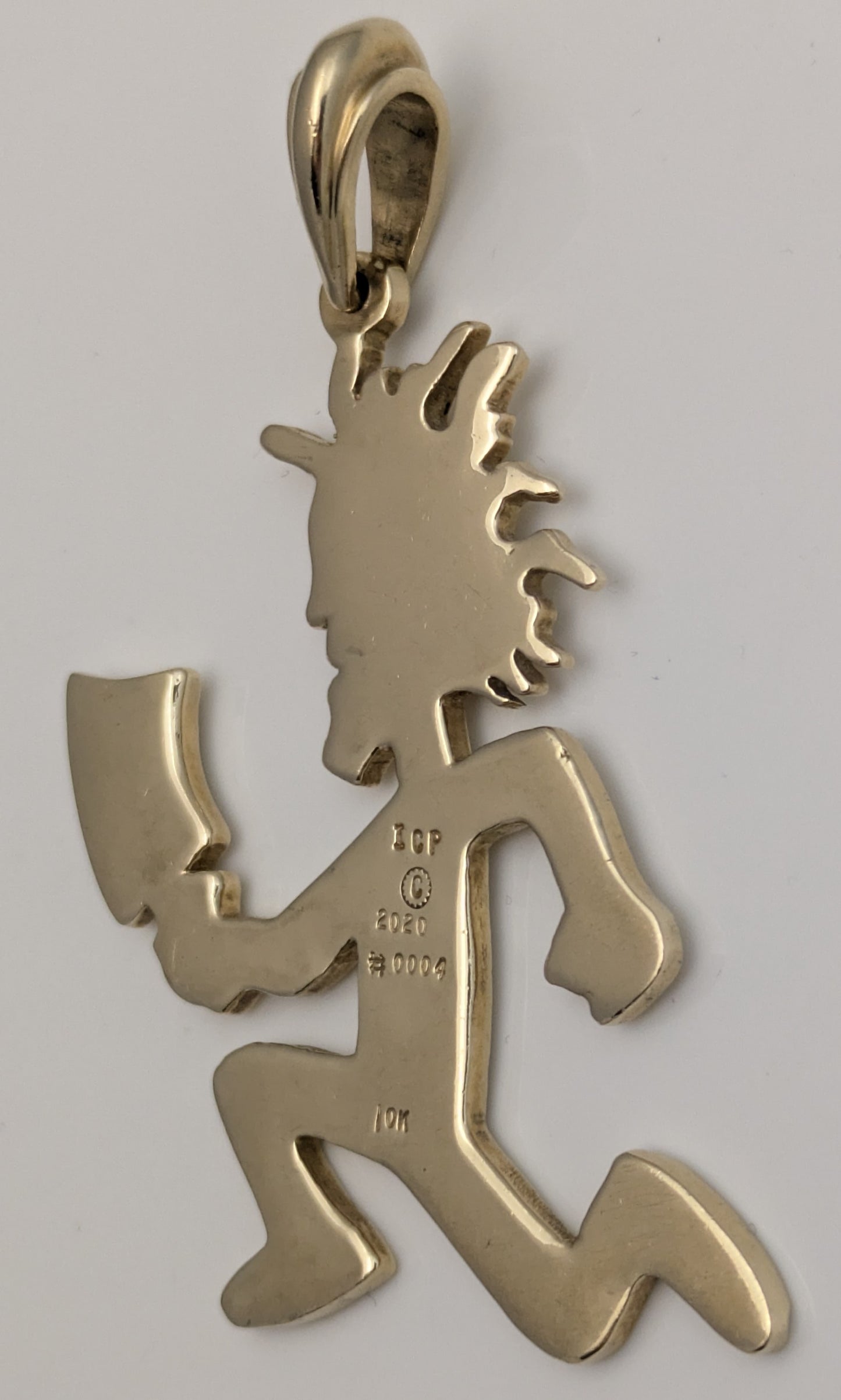 Insane Clown Posse ICP 10k Gold 2020 Hatchetman Charm / Pendant Detroit Hip Hop
