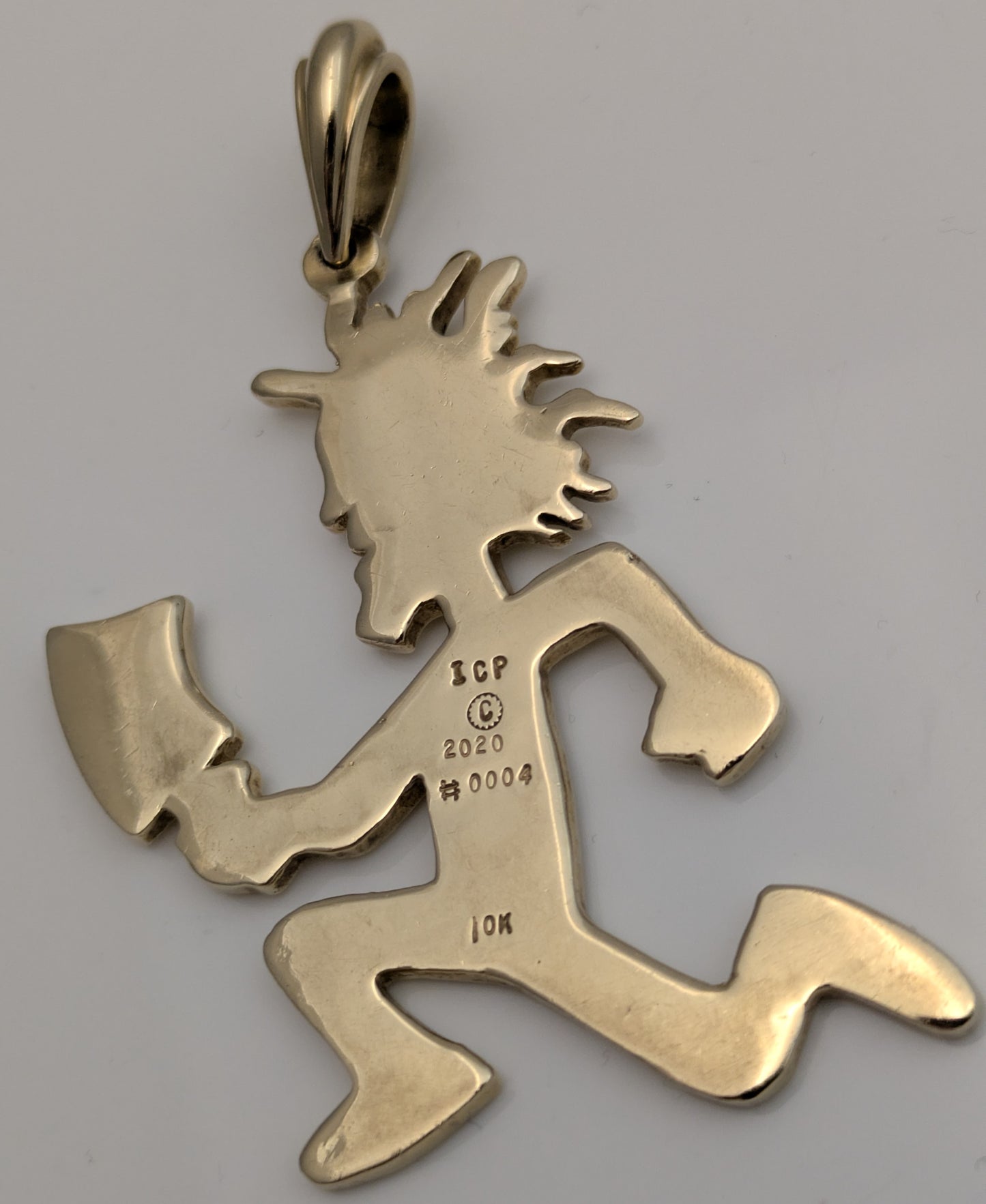Insane Clown Posse ICP 10k Gold 2020 Hatchetman Charm / Pendant Detroit Hip Hop