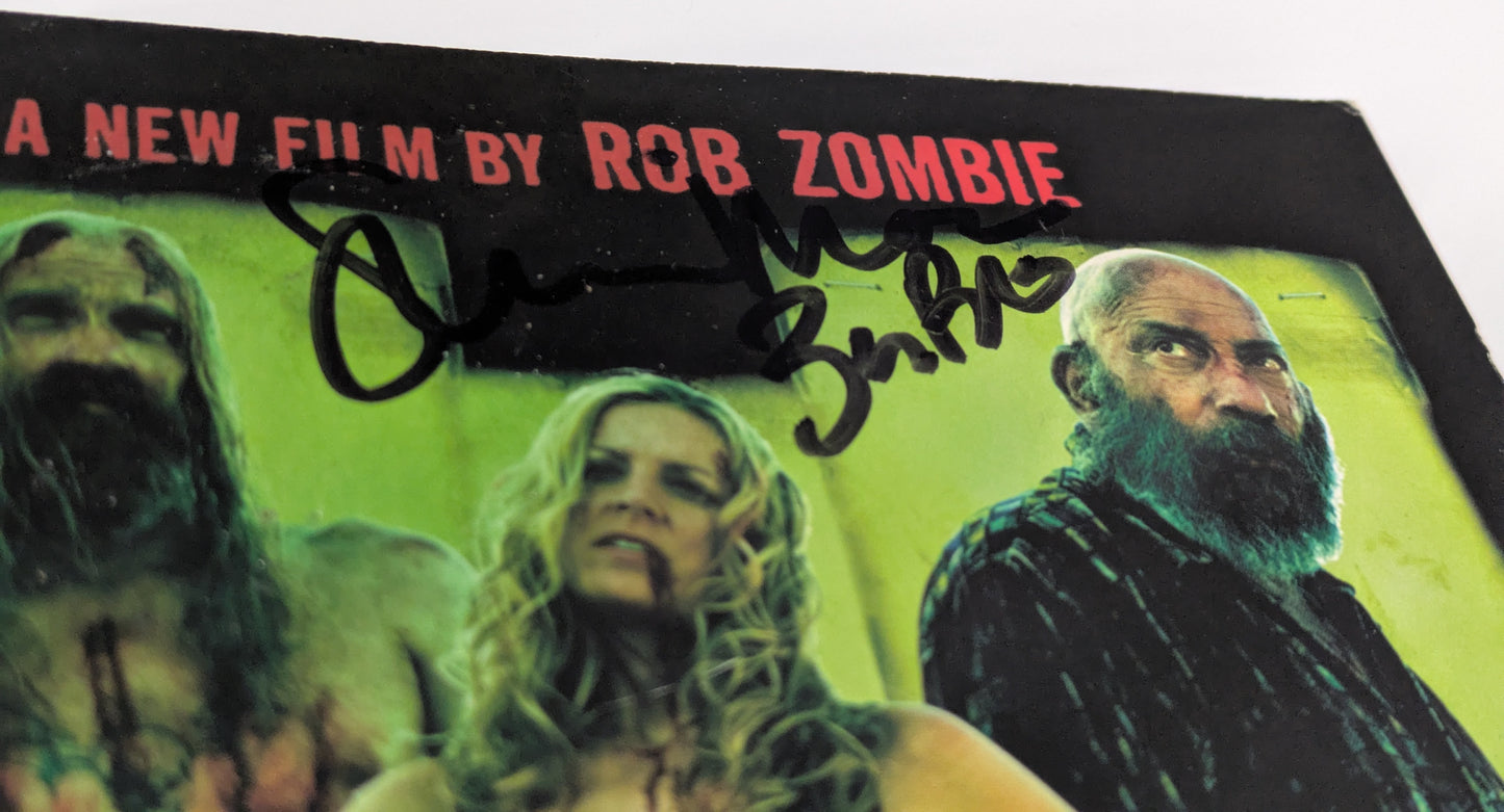 Rob Zombie & Sheri Moon Signed Devil's Rejects 5x7 Promo Card Baby Mugshot