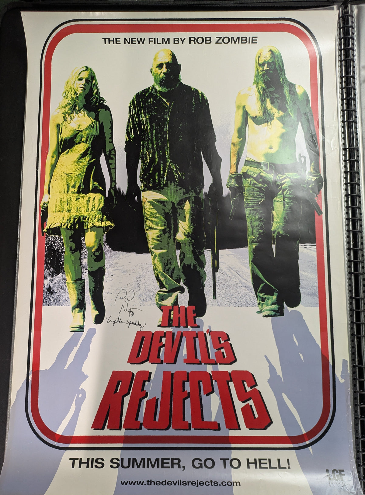 The Devil's Rejects 27x40 Original One Sheet Movie Poster Signed By Sid Haig
