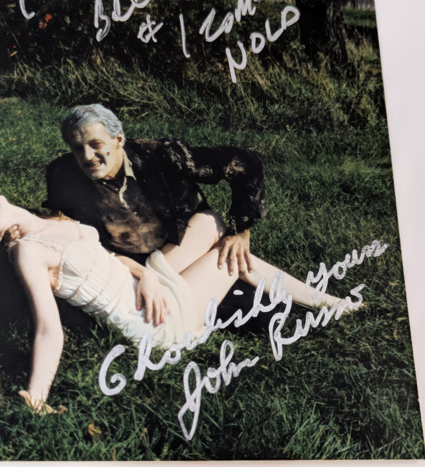 Night of the Living Dead 4x6 Photo Signed by Bill Hinzman & John Russo Horror