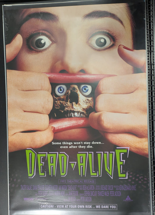 Dead Alive 1993 Original 27x40 One Sheet Movie Poster Used Peter Jackson Horror