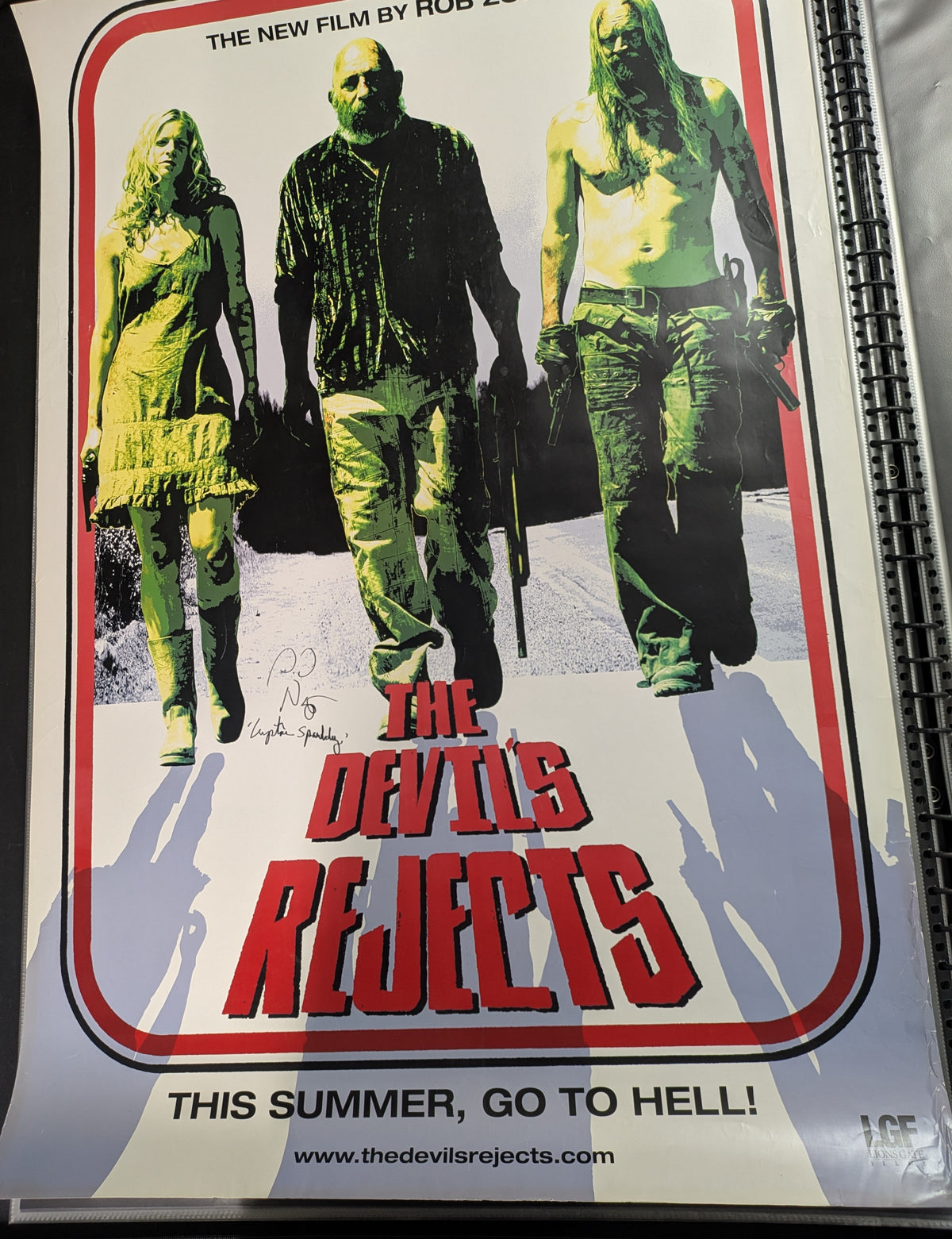 The Devil's Rejects 27x40 Original One Sheet Movie Poster Signed By Sid Haig