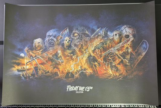 Friday The 13th Limited Edition Scream Factory Poster 24x36 Jason Voorhees